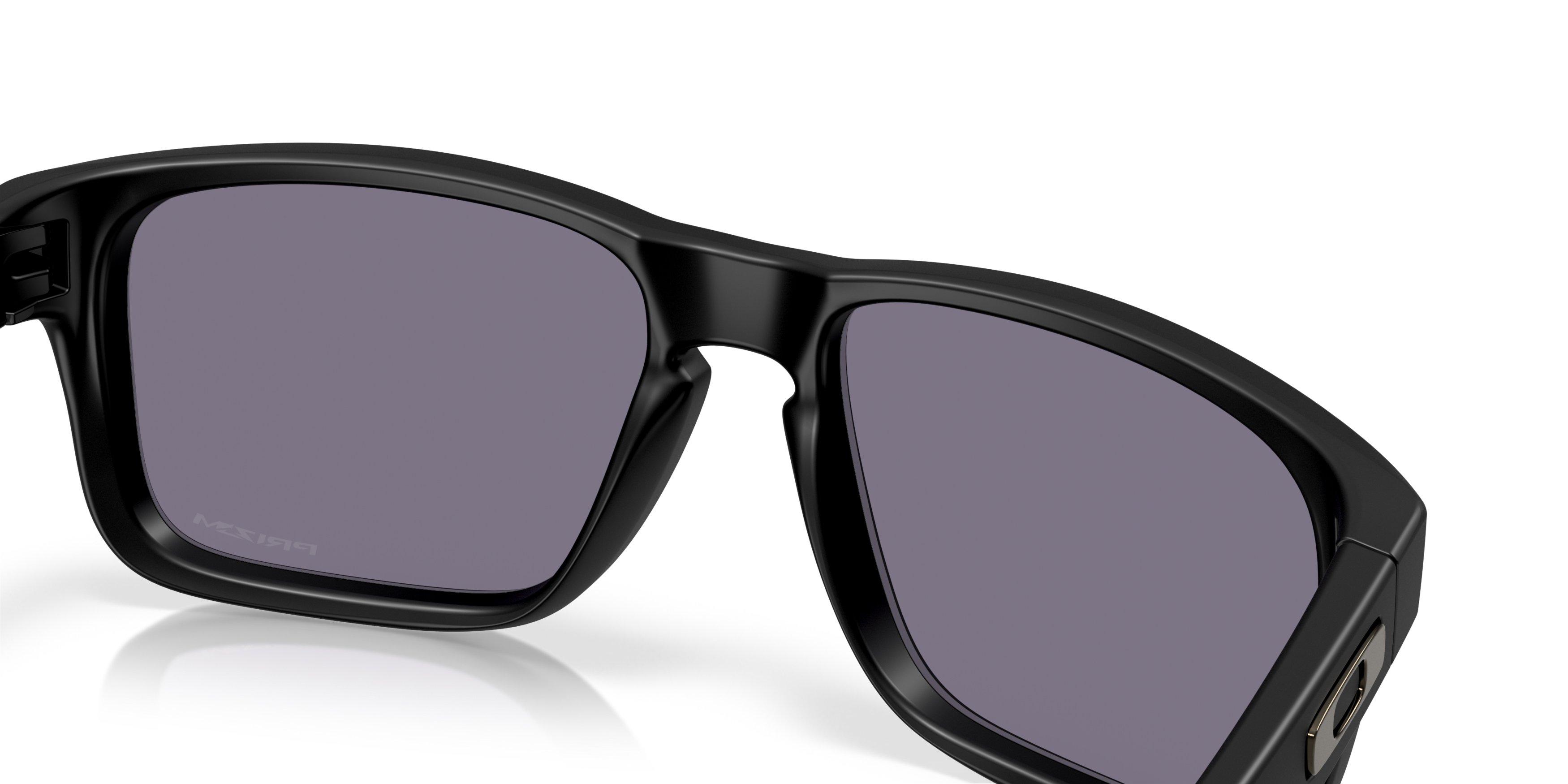 Oakley Holbrook S Prizm Grey Sunglasses - Matte Black - BLACK/GREY Thumbnail View 6