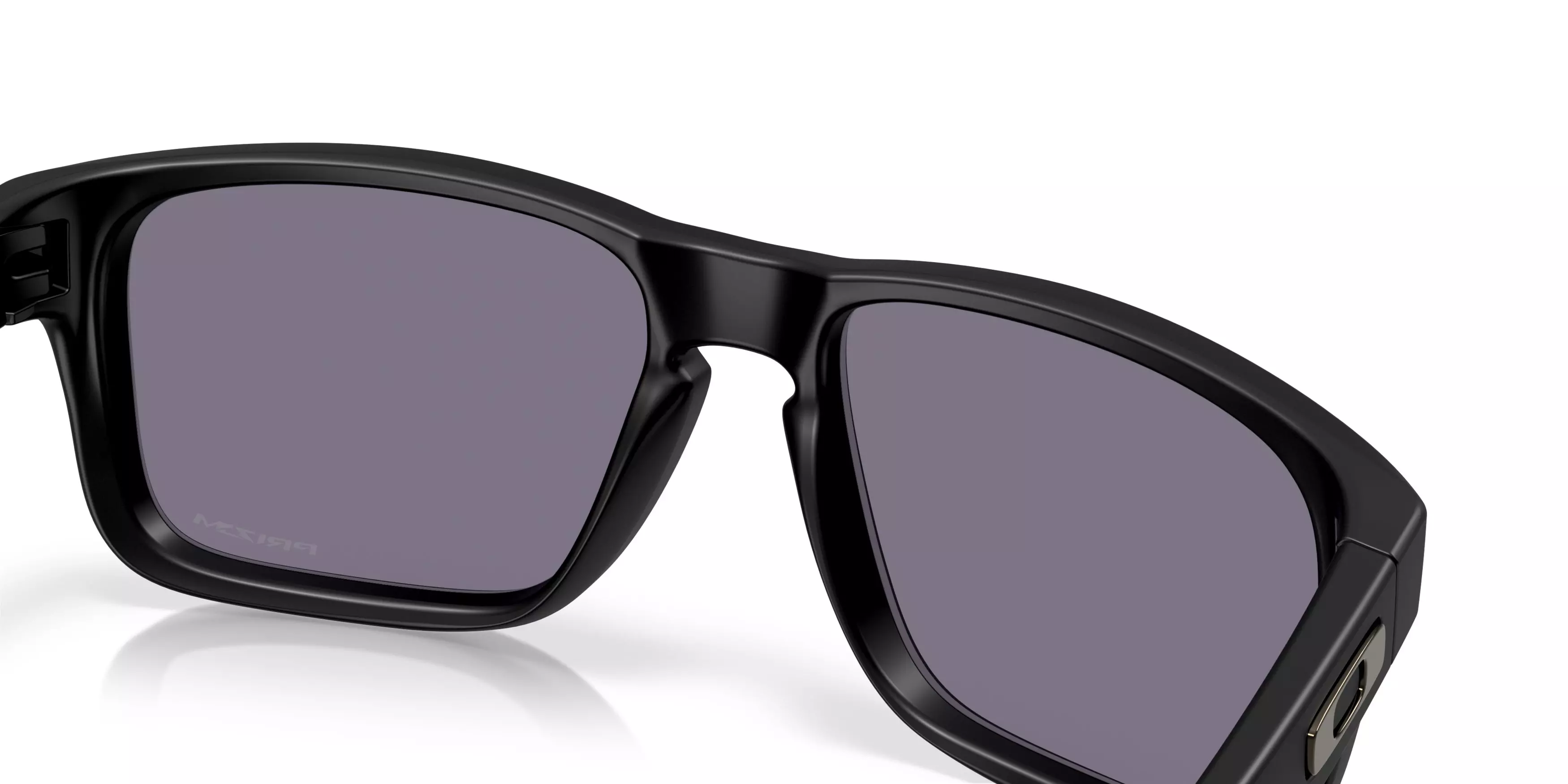 Oakley Holbrook S Prizm Grey Sunglasses - Matte Black - BLACK/GREY