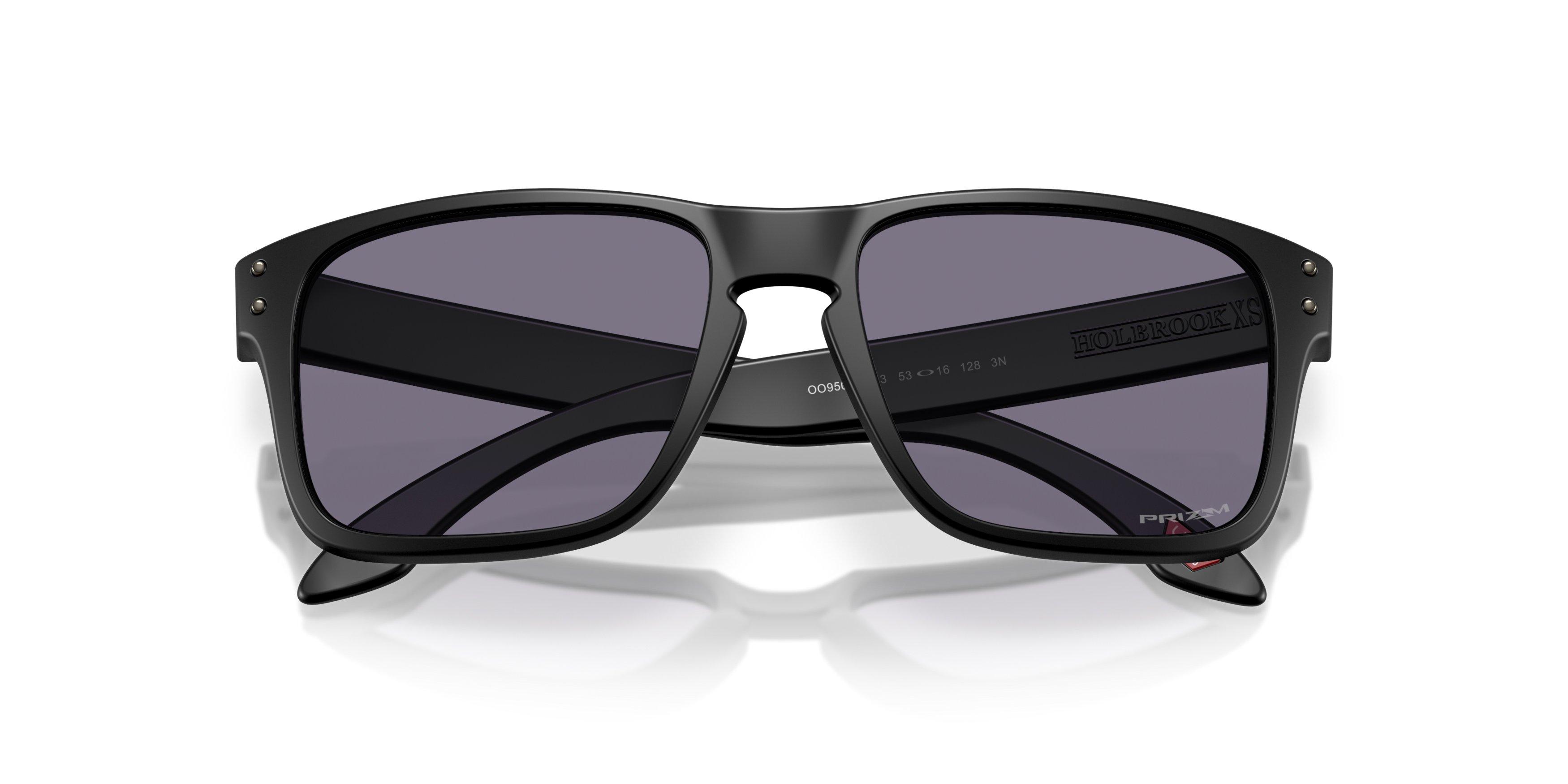 Oakley Holbrook S Prizm Grey Sunglasses - Matte Black - BLACK/GREY Thumbnail View 7