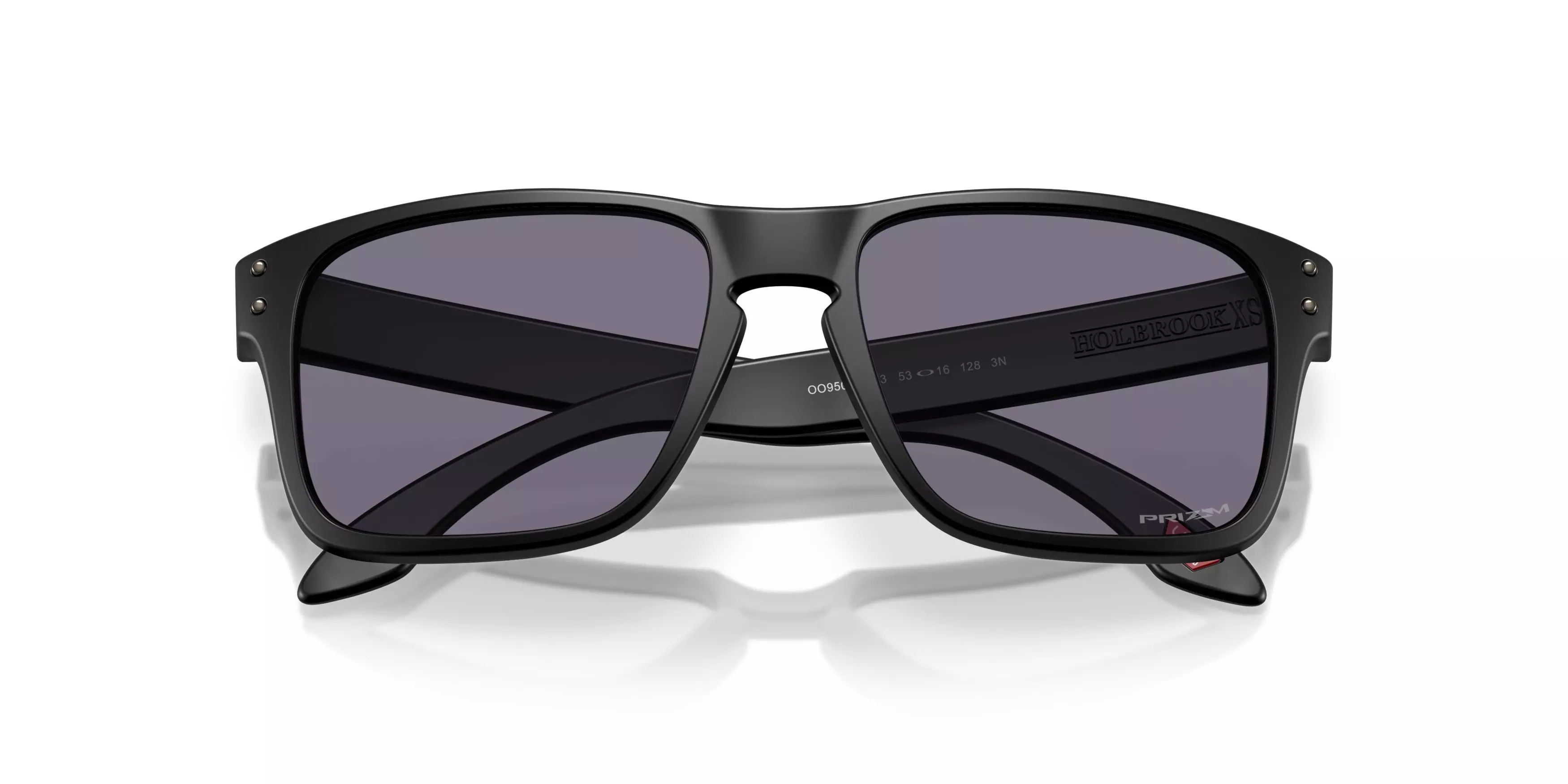 Oakley Holbrook S Prizm Grey Sunglasses - Matte Black - BLACK/GREY