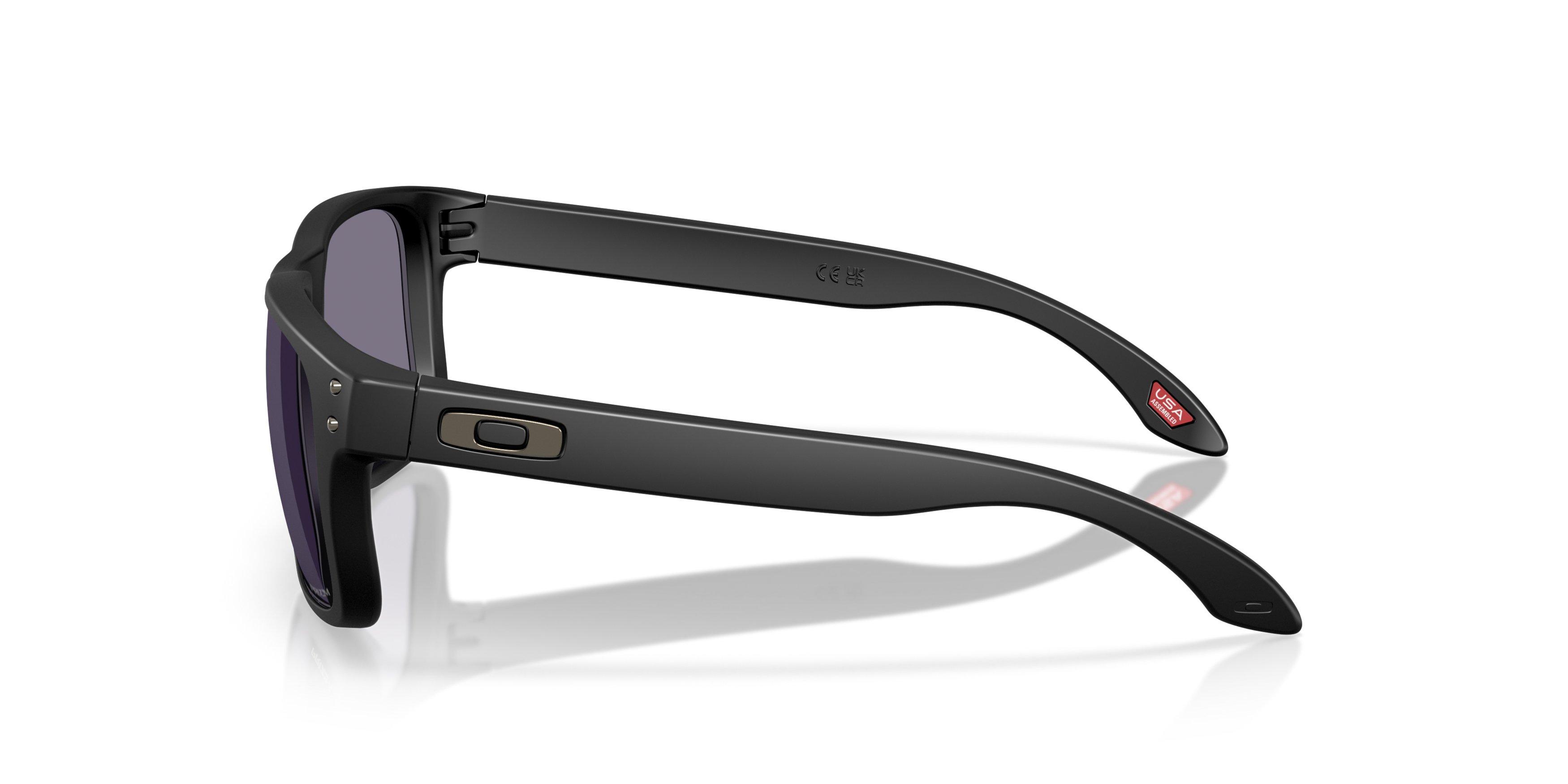 Oakley Holbrook S Prizm Grey Sunglasses - Matte Black - BLACK/GREY Thumbnail View 8