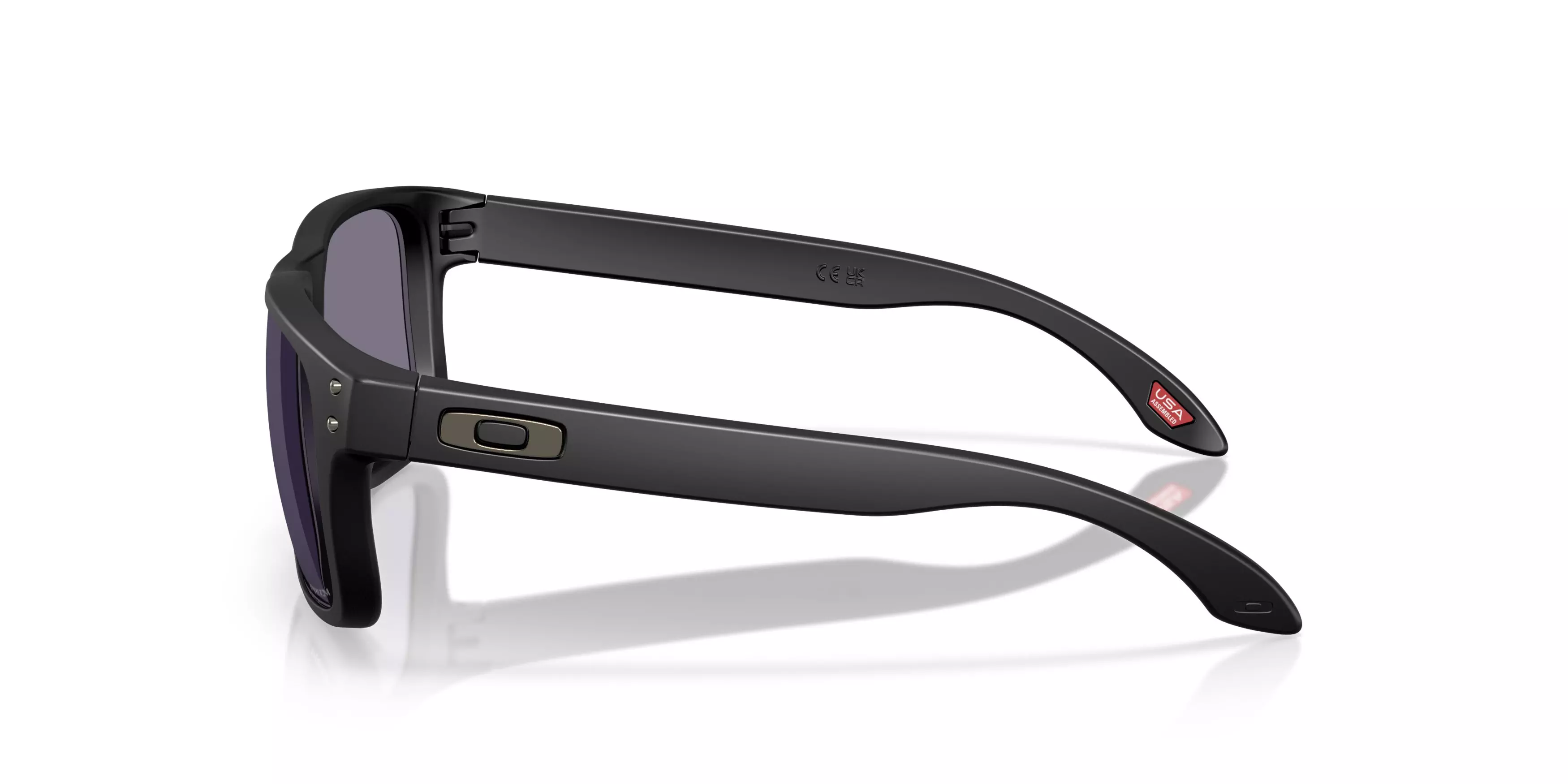 Oakley Holbrook S Prizm Grey Sunglasses - Matte Black - BLACK/GREY