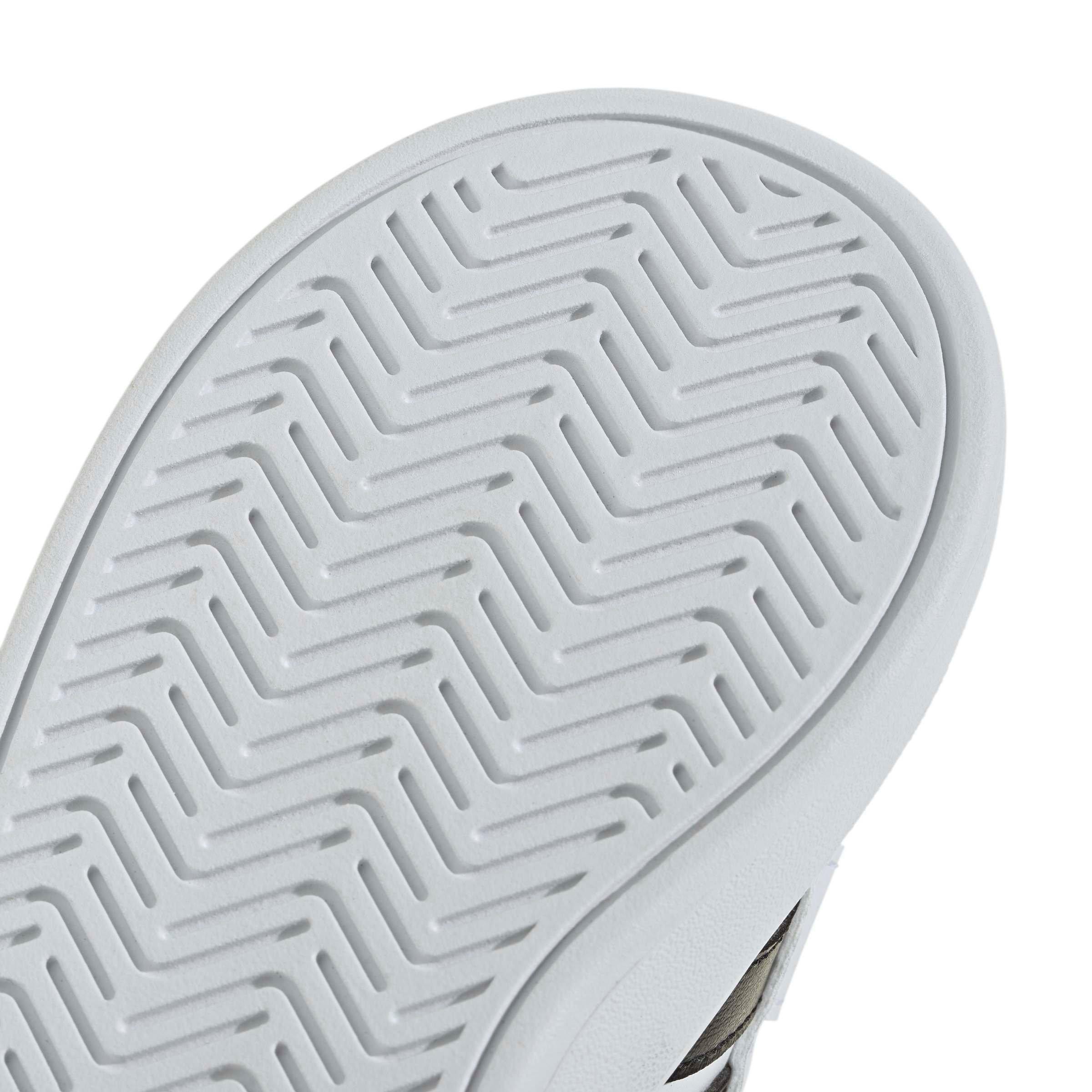 adidas Grand Court 3.0 "Ftwr White/Core Black/Ftwr White" Infant Boys' Shoe - WHITE/BLACK/WHITE
