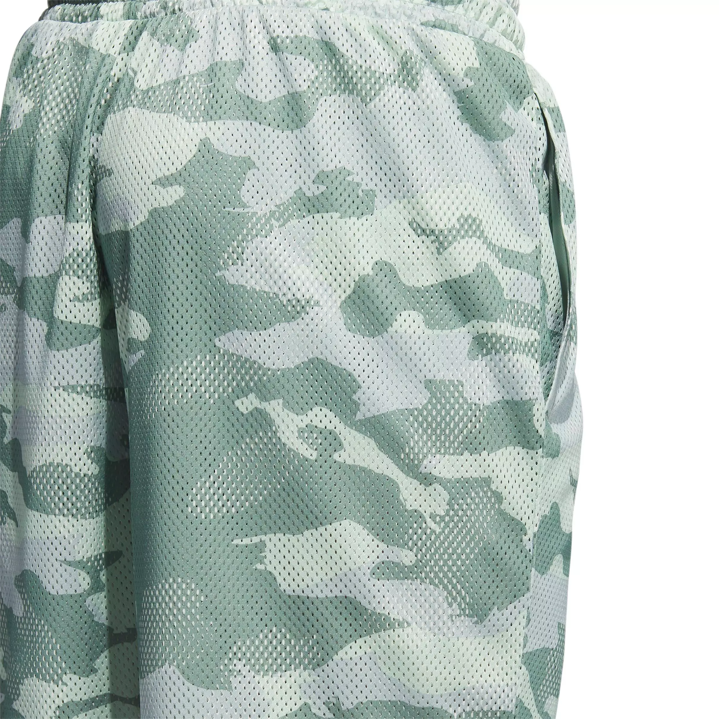 adidas Men's Legends Allover Print Basketball Shorts-Green/Sage - GREEN/SAGE