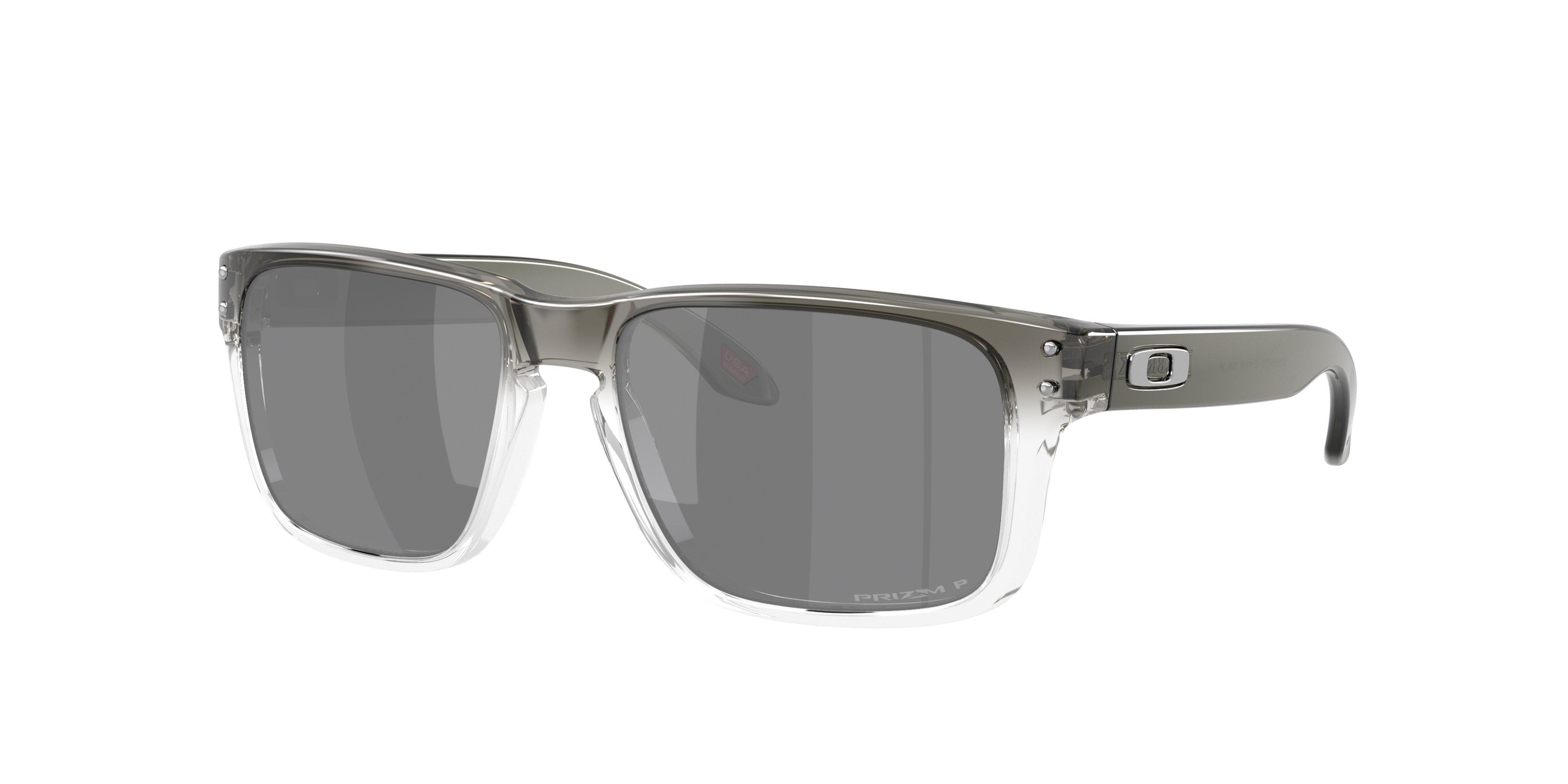 Oakley Holbrook S Prizm Black Polarized Sunglasses - Dark Ink Fade - BLACK/GREY Thumbnail View 1