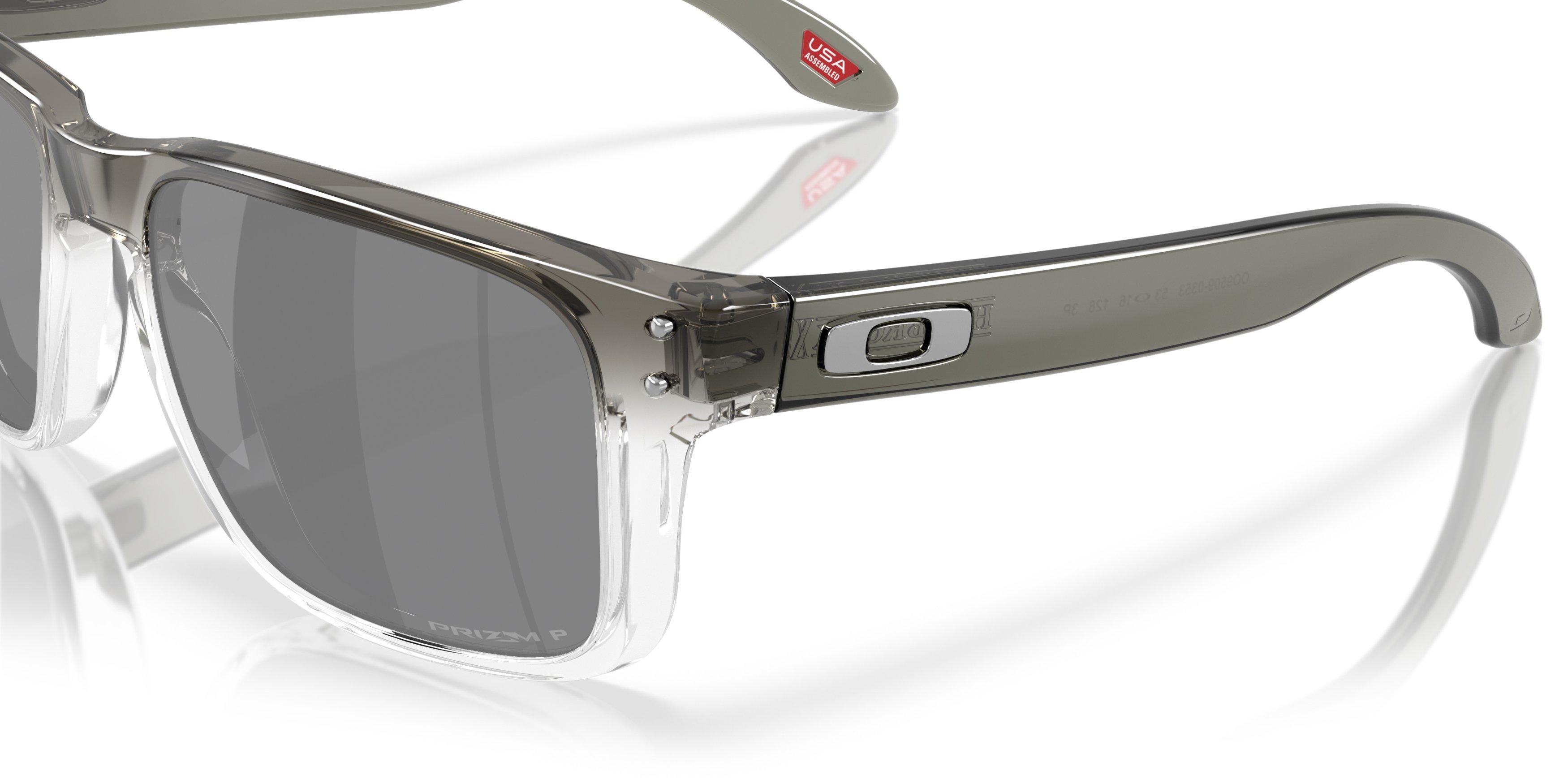 Oakley Holbrook S Prizm Black Polarized Sunglasses - Dark Ink Fade - BLACK/GREY Thumbnail View 5