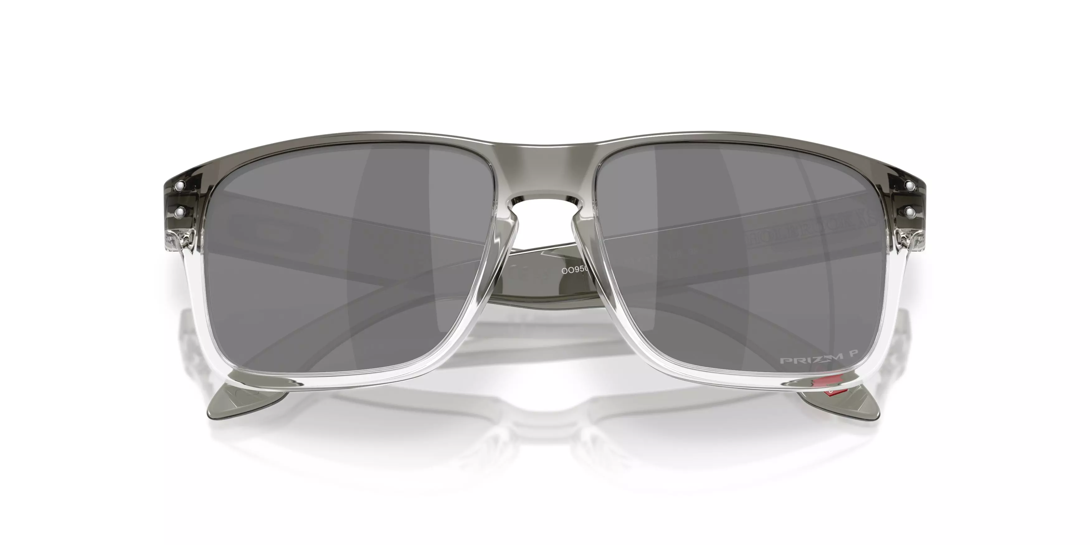 Oakley Holbrook S Prizm Black Polarized Sunglasses - Dark Ink Fade - BLACK/GREY