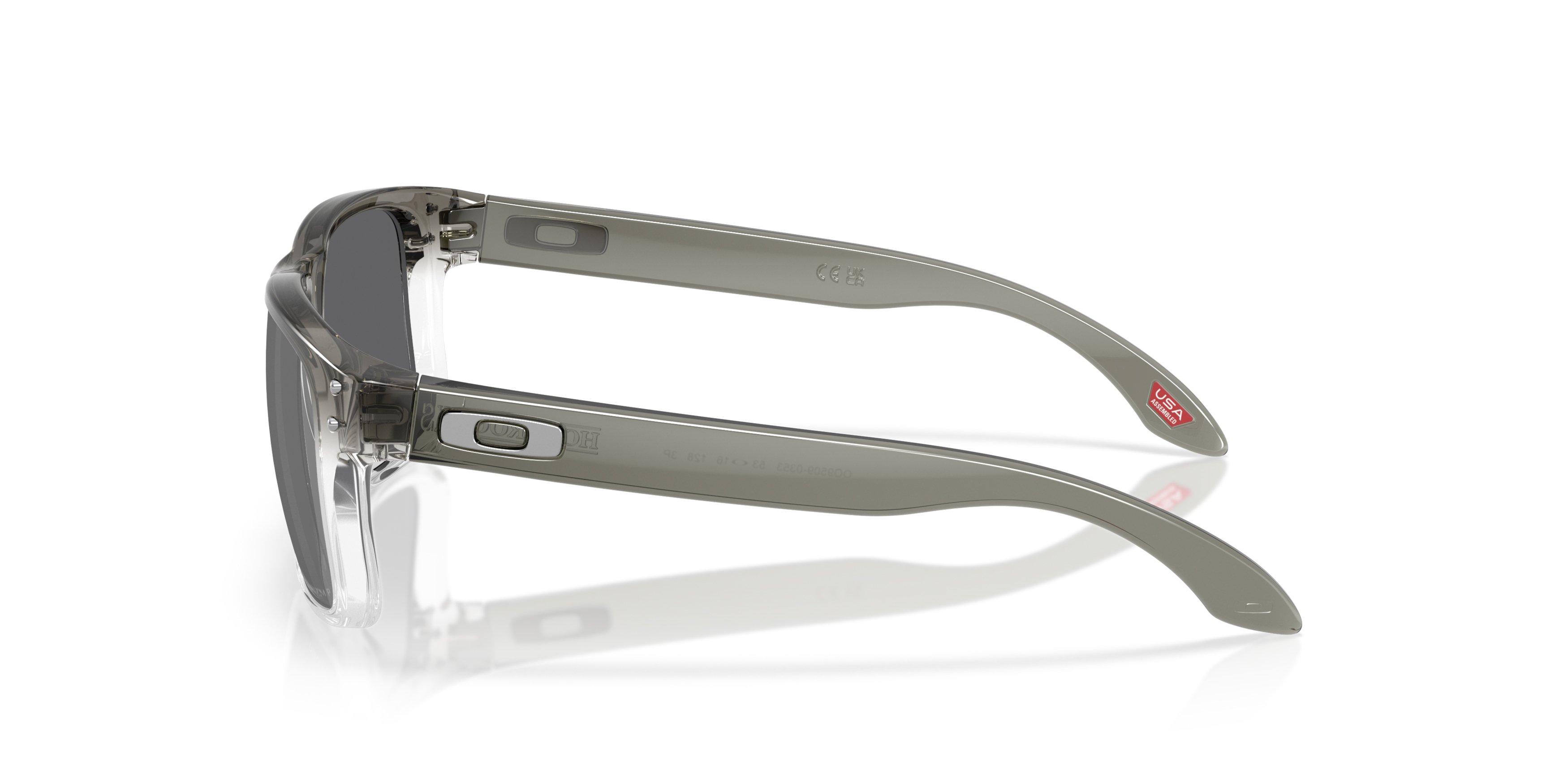 Oakley Holbrook S Prizm Black Polarized Sunglasses - Dark Ink Fade - BLACK/GREY Thumbnail View 8