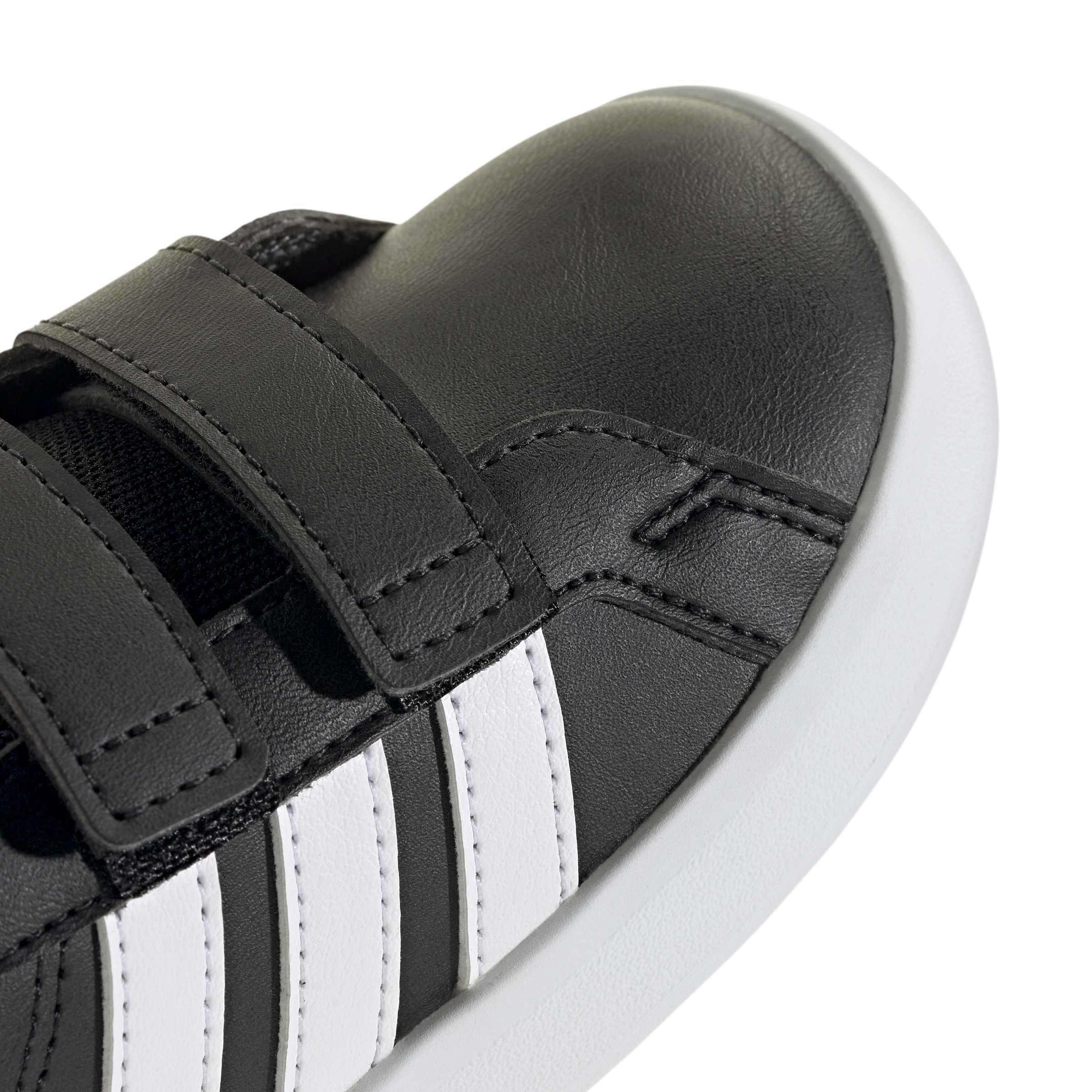 adidas Grand Court 3.0 "Core Black/Ftwr White/Ftwr White" Infant Boys' Shoe - BLACK/WHITE/WHITE