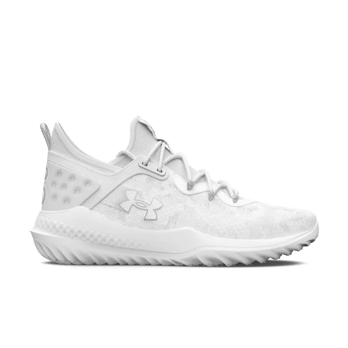 Under Armour Harper 8 Turf "White/Metallic Silver" Men's Baseball Cleat - WHITE/SILVER