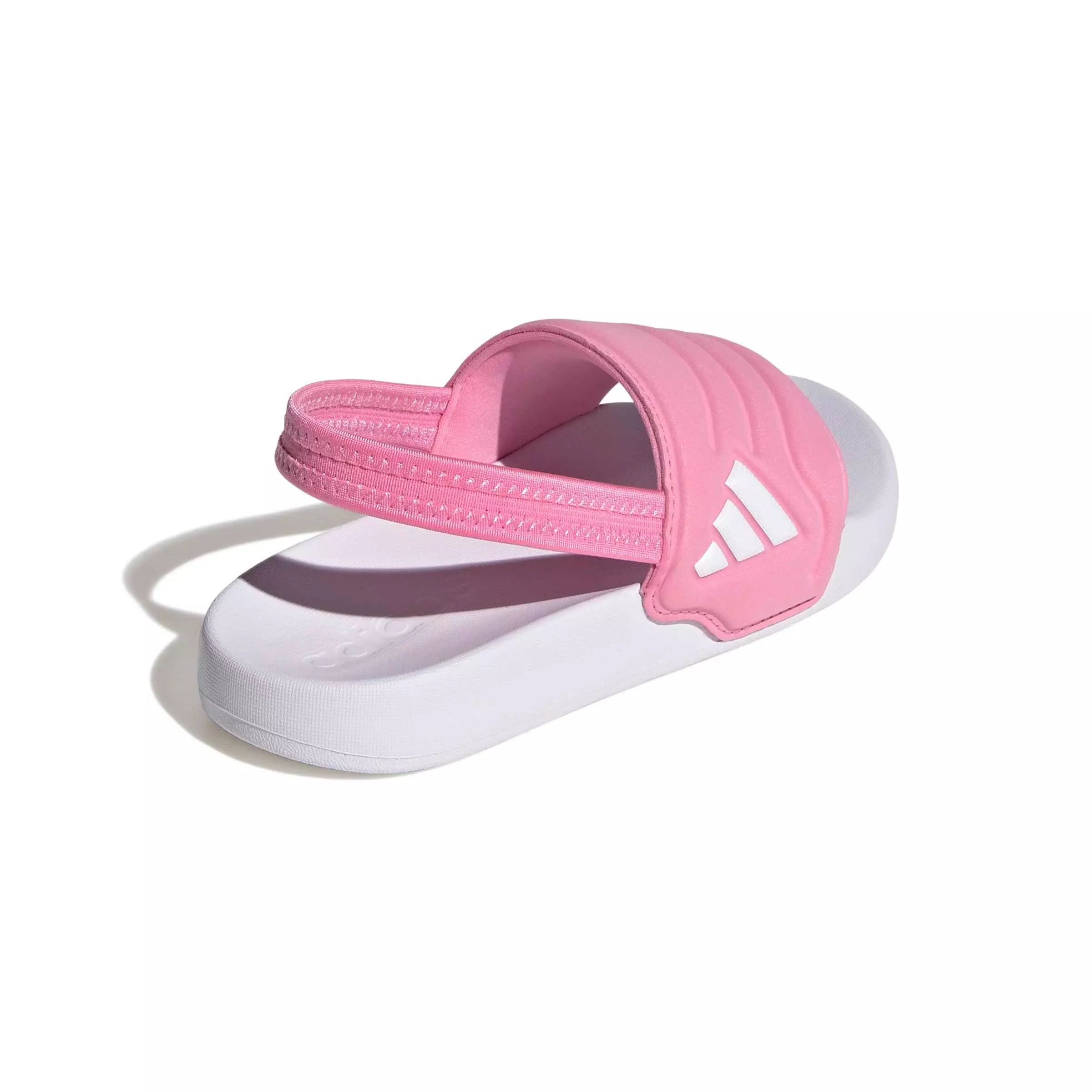 adidas Adilette Estrap 2.0 "Bliss Pink/Ftwr White/Bliss Pink" Preschool Girls' Slide - PINK/WHITE/PINK