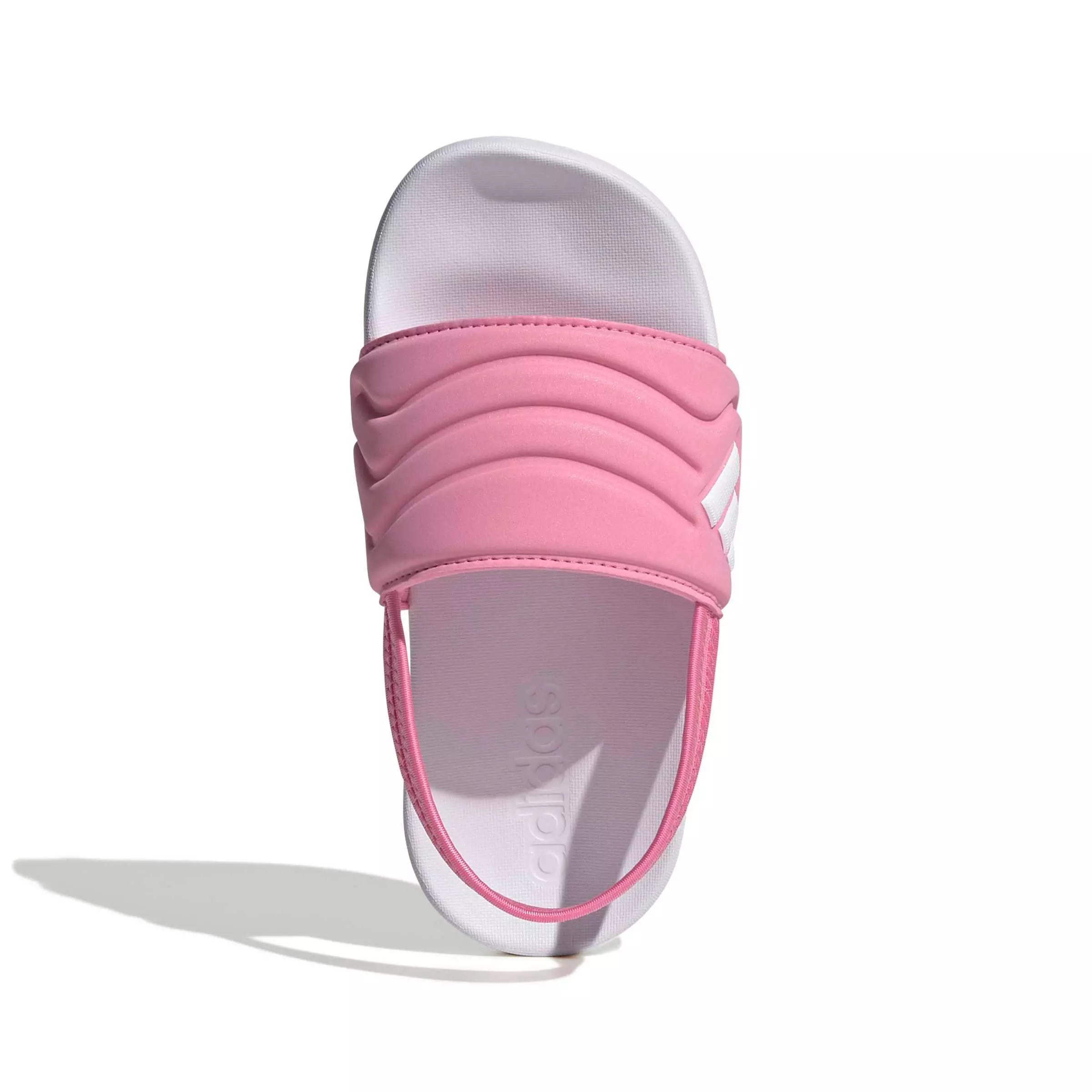 adidas Adilette Estrap 2.0 "Bliss Pink/Ftwr White/Bliss Pink" Preschool Girls' Slide - PINK/WHITE/PINK