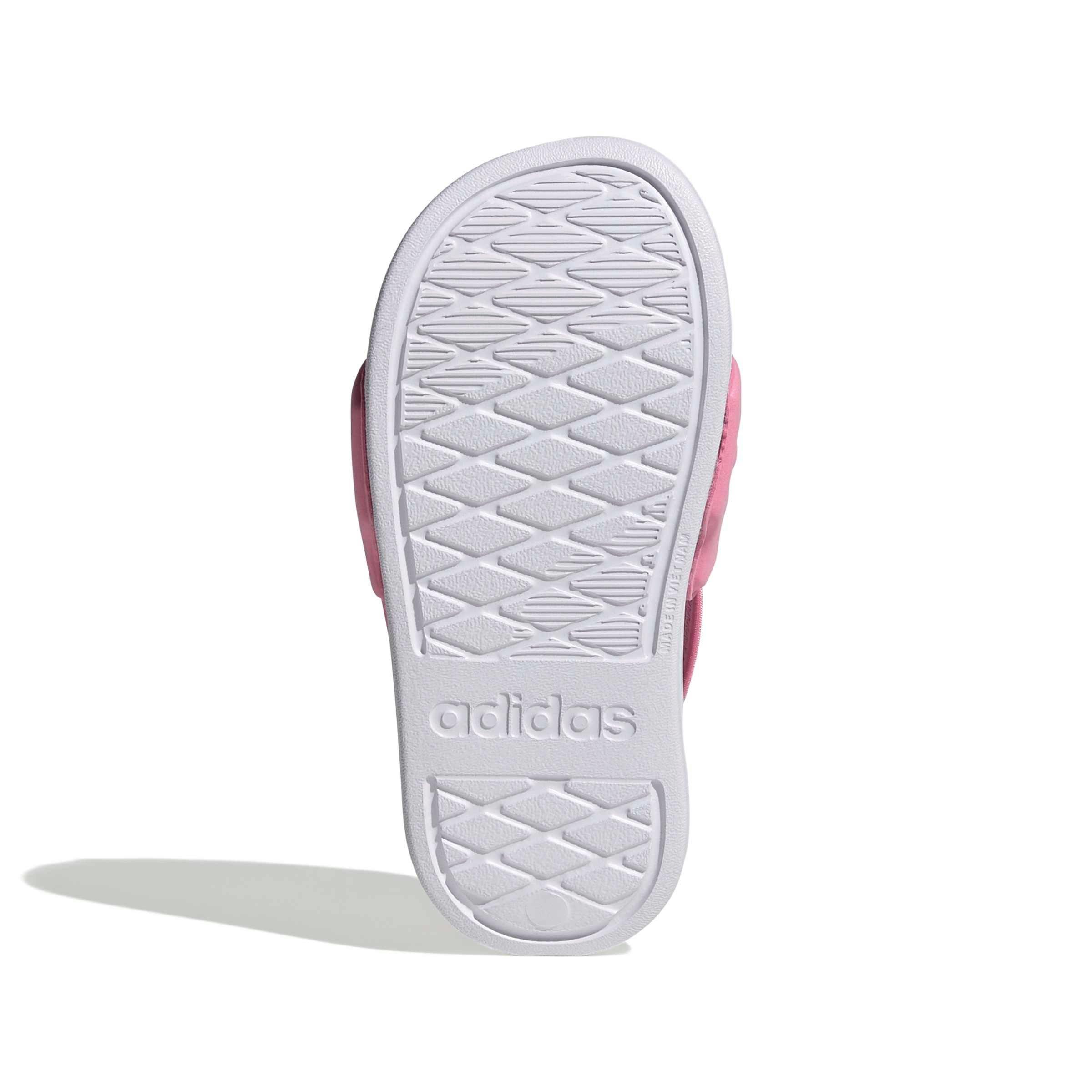 adidas Adilette Estrap 2.0 "Bliss Pink/Ftwr White/Bliss Pink" Preschool Girls' Slide - PINK/WHITE/PINK