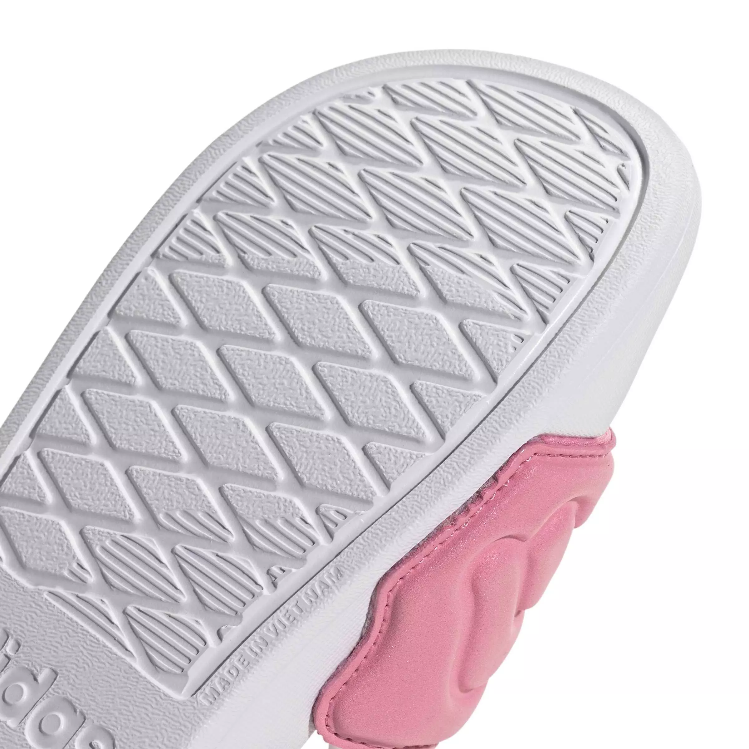 adidas Adilette Estrap 2.0 "Bliss Pink/Ftwr White/Bliss Pink" Preschool Girls' Slide - PINK/WHITE/PINK