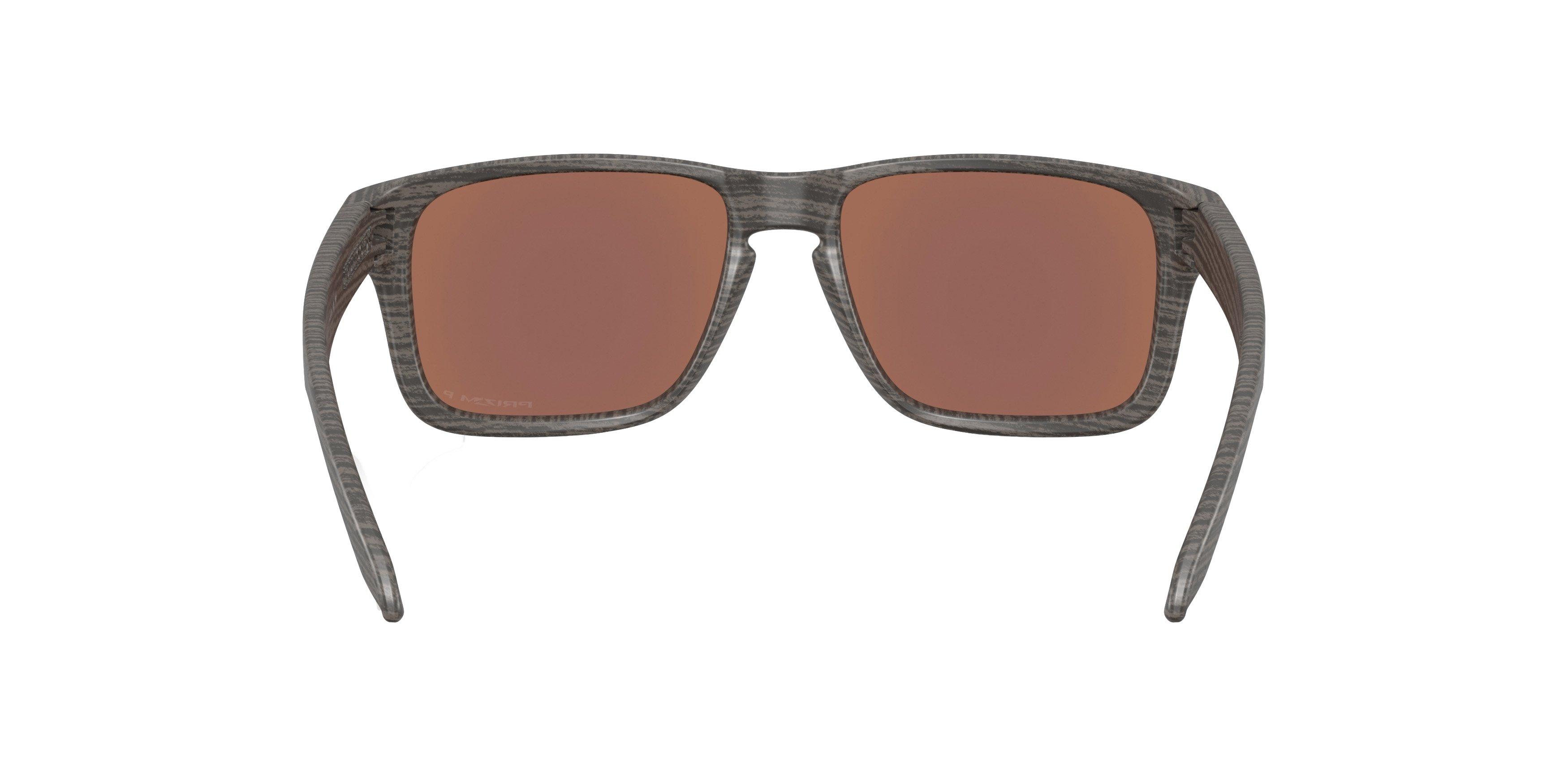 Oakley Holbrook S Prizm Deep Water Polarized Sunglasses - Grey Woodgrain - GREY/BLUE Thumbnail View 2