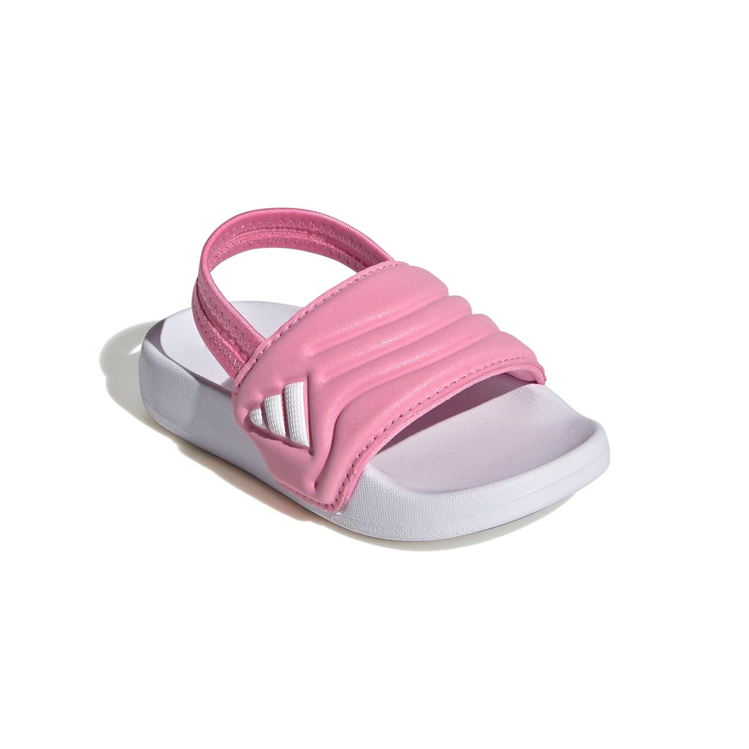 adidas Adilette Estrap 2.0 "Bliss Pink/Ftwr White/Bliss Pink" Infant Girls' Slide - PINK/WHITE/PINK