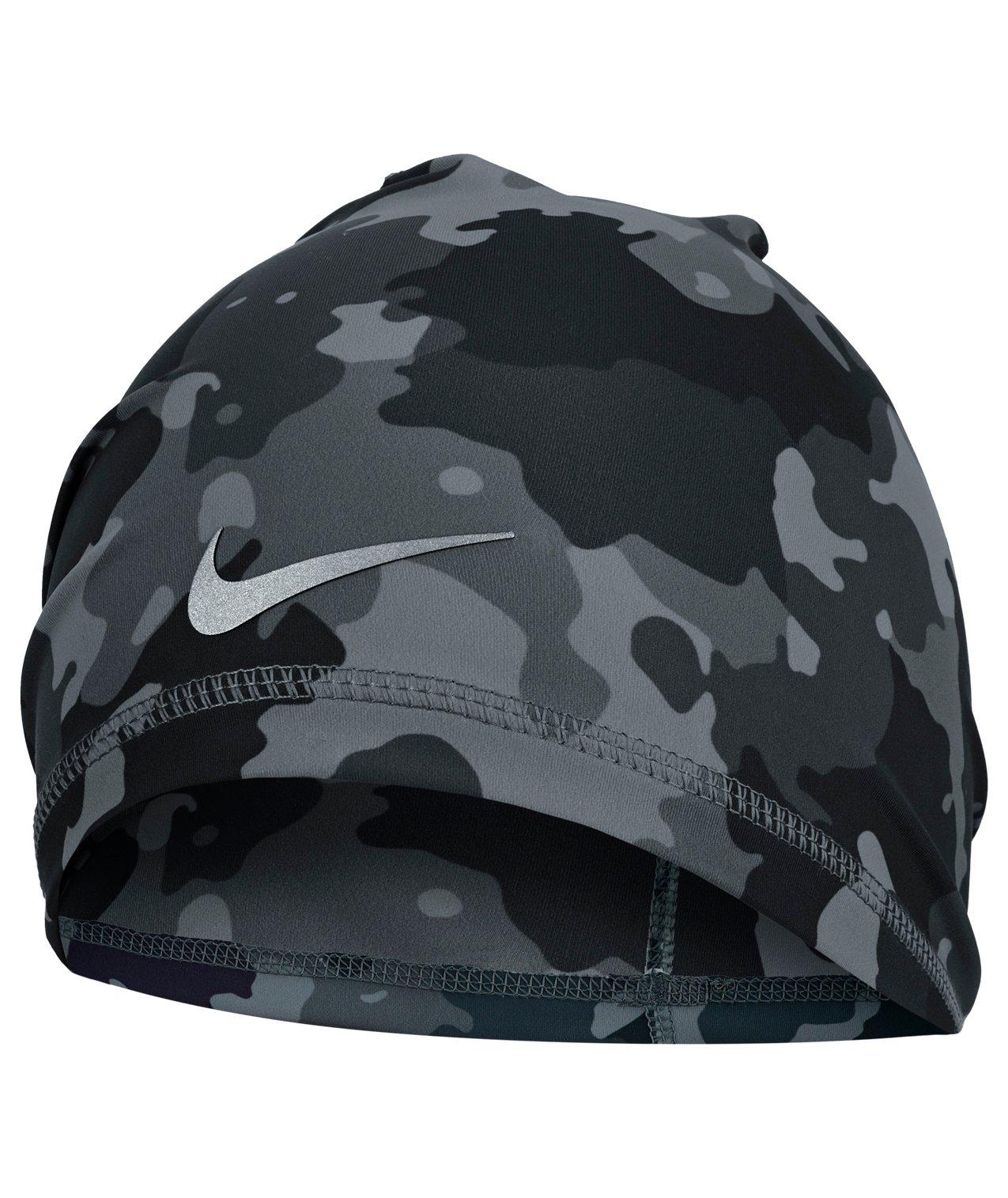 Nike Dri-FIT Peak Printed Grey/Silver Uncuffed Beanie