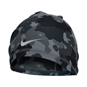 Nike Dri-FIT Peak Printed Uncuffed Beanie - Grey/Silver
