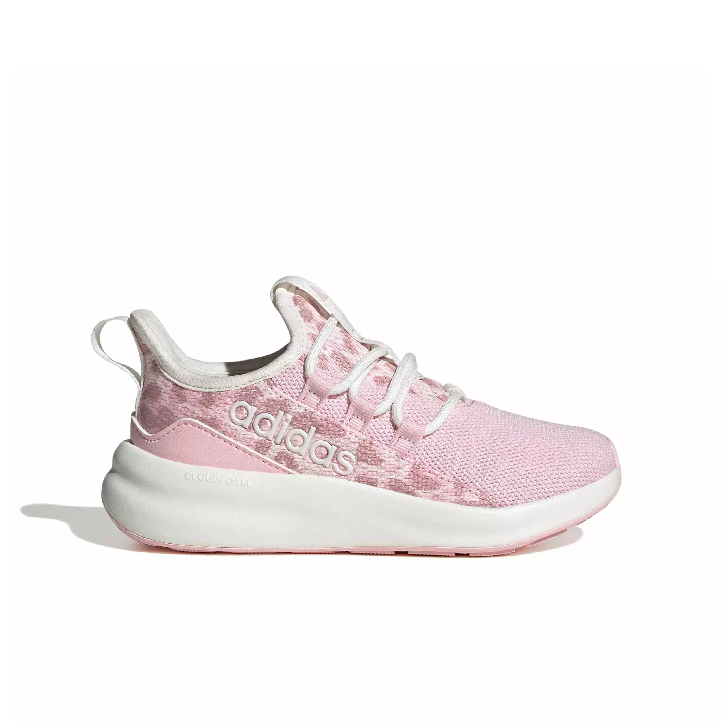 adidas Lite Racer Adapt 8.0 "Core White/Distilled Pink/Clear Pink" Preschool Girls' Shoe - WHITE/PINK/PINK