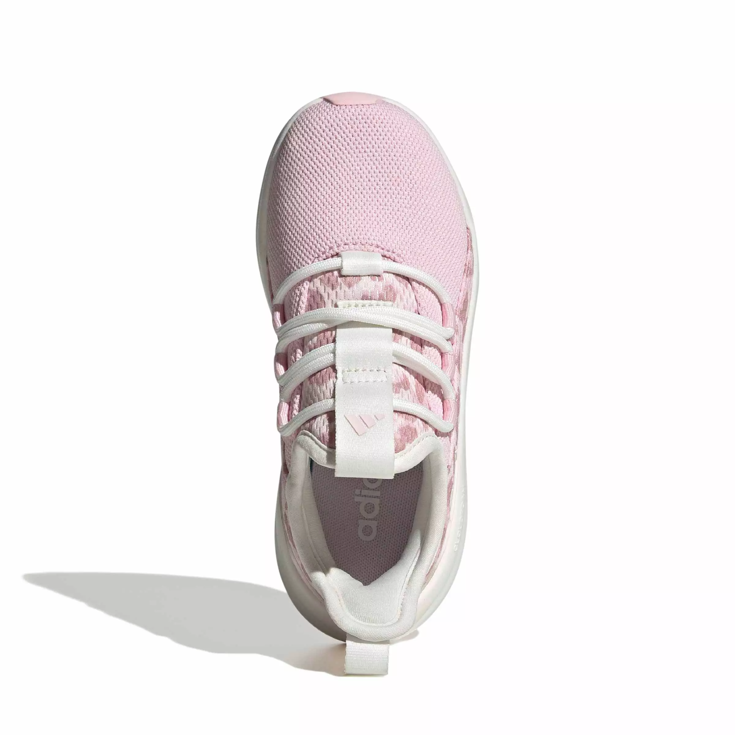 adidas Lite Racer Adapt 8.0 "Core White/Distilled Pink/Clear Pink" Preschool Girls' Shoe - WHITE/PINK/PINK