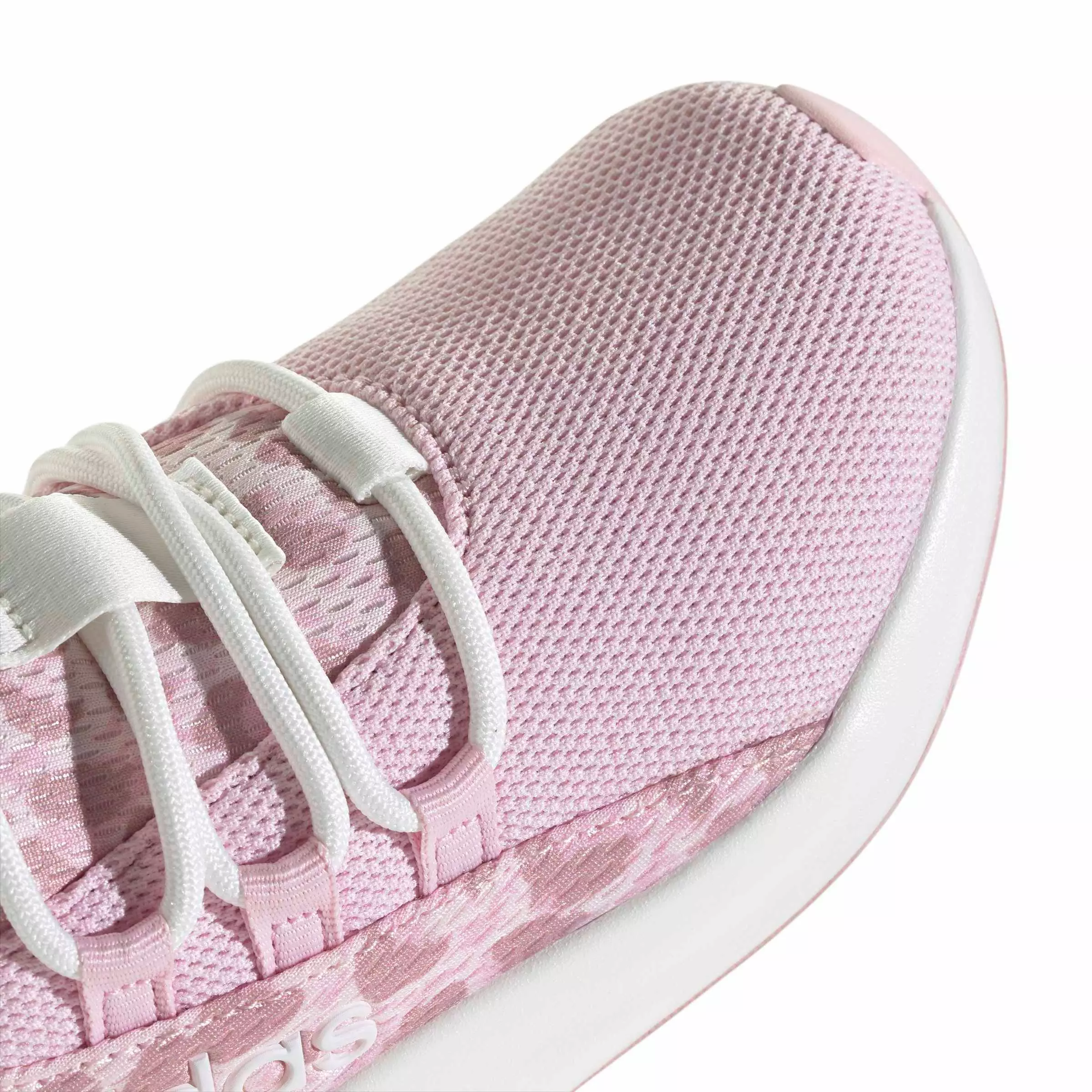 adidas Lite Racer Adapt 8.0 "Core White/Distilled Pink/Clear Pink" Preschool Girls' Shoe - WHITE/PINK/PINK