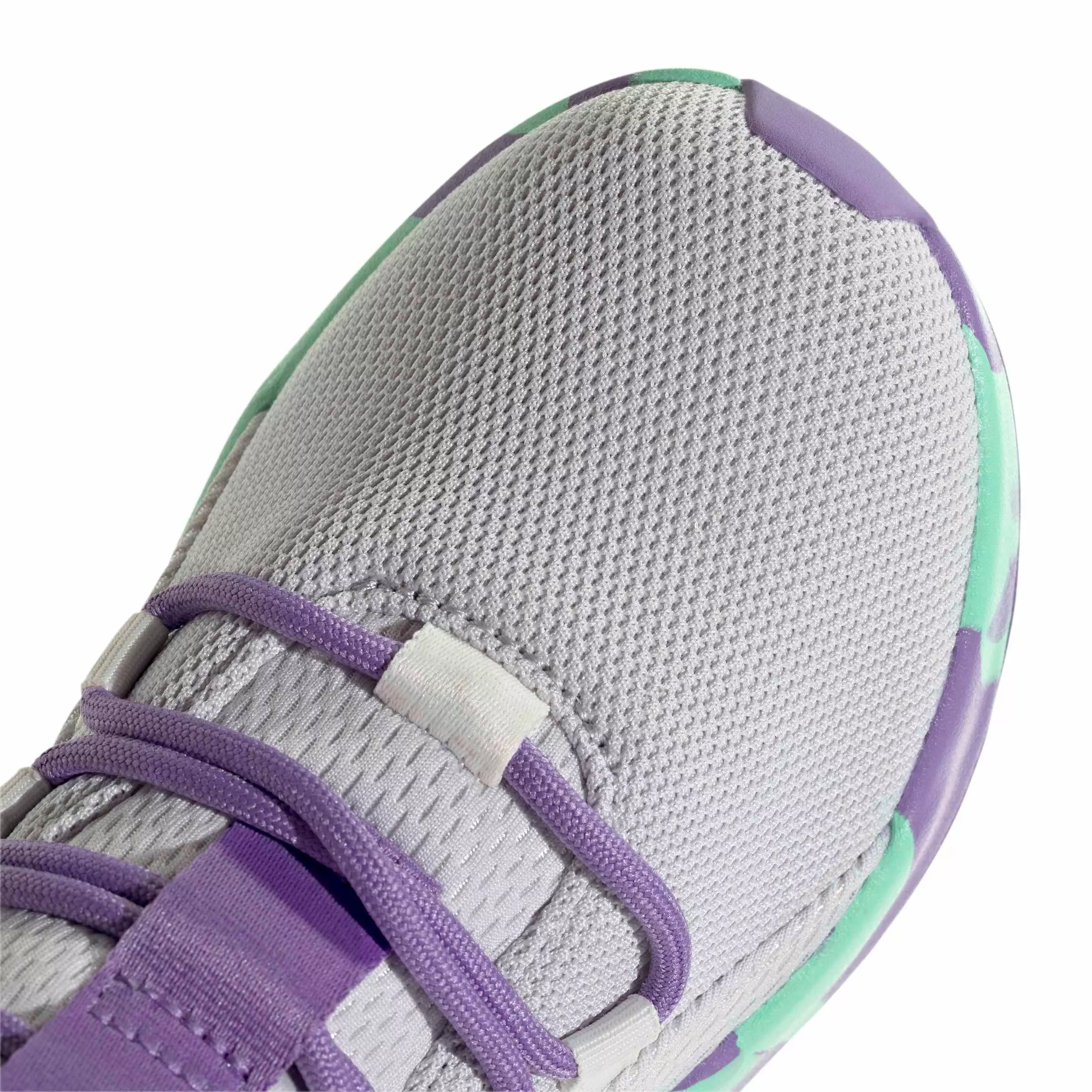 adidas Lite Racer Adapt 8.0 "Dash Grey/Violet Fusion/Pulse Mint" Preschool Girls' Shoe - GREY/VIOLET/MINT