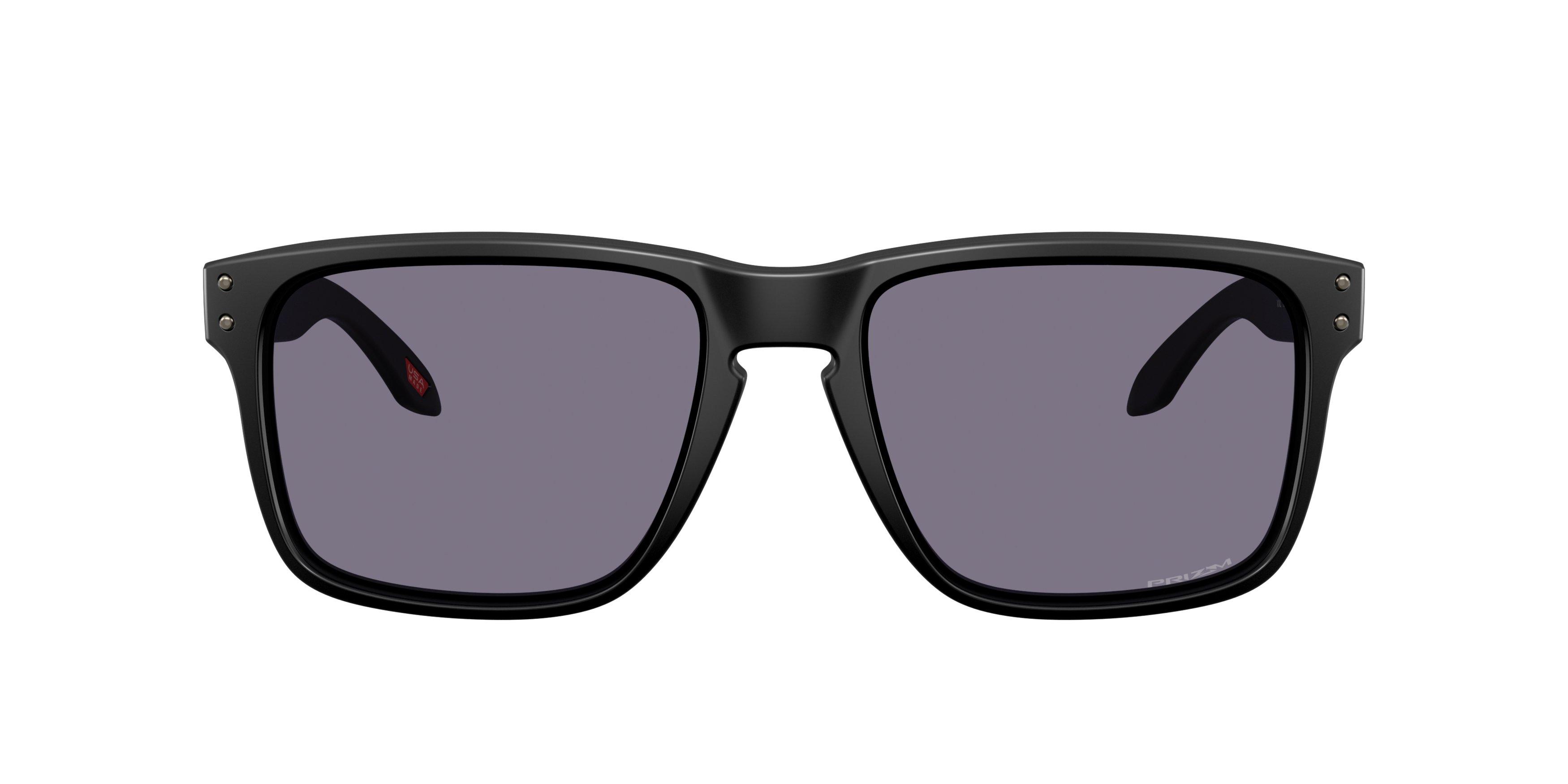 Oakley Holbrook XXL Prizm Grey Sunglasses - Matte Black - BLACK/GREY Thumbnail View 3