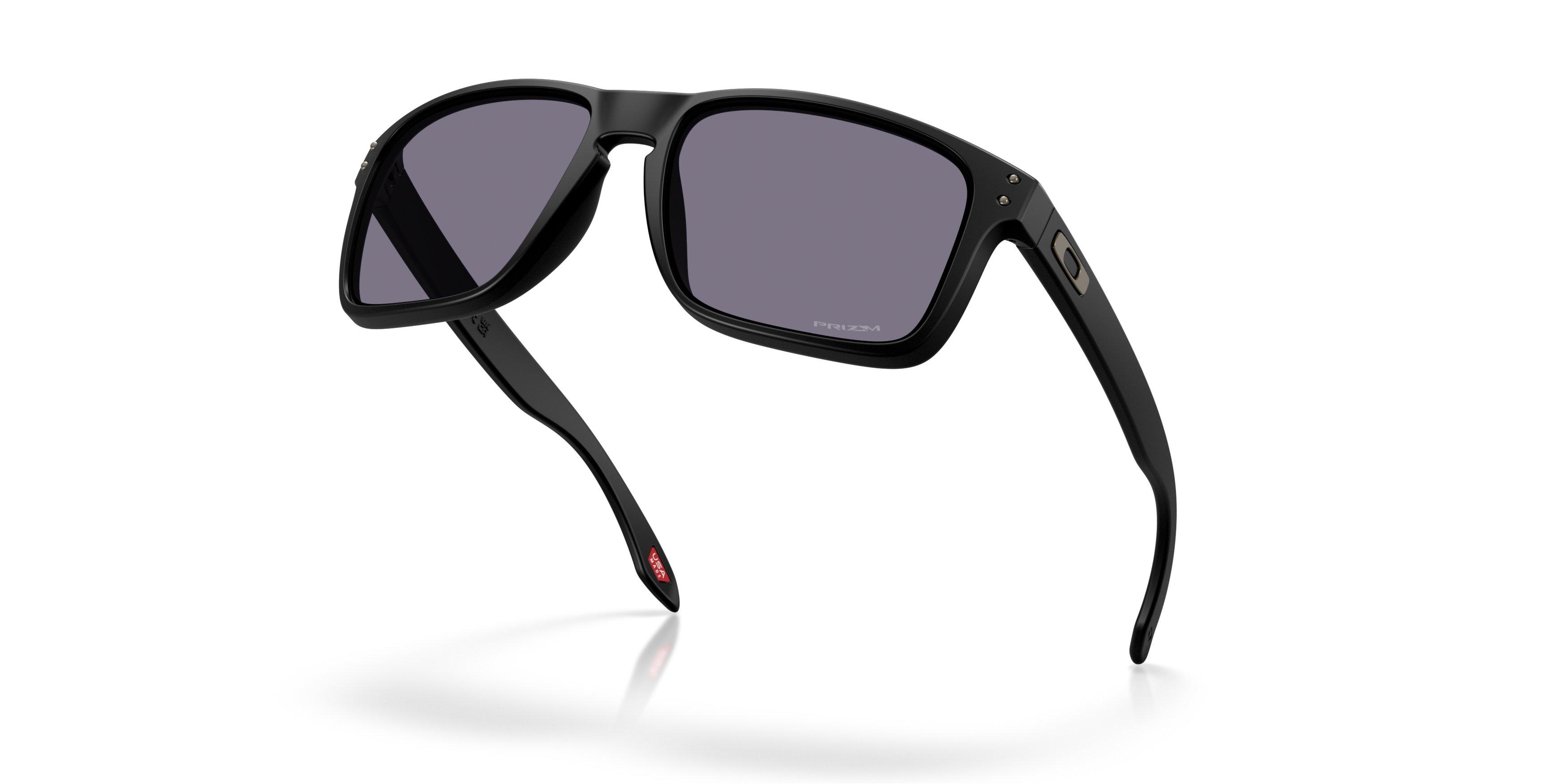 Oakley Holbrook XXL Prizm Grey Sunglasses - Matte Black - BLACK/GREY Thumbnail View 4