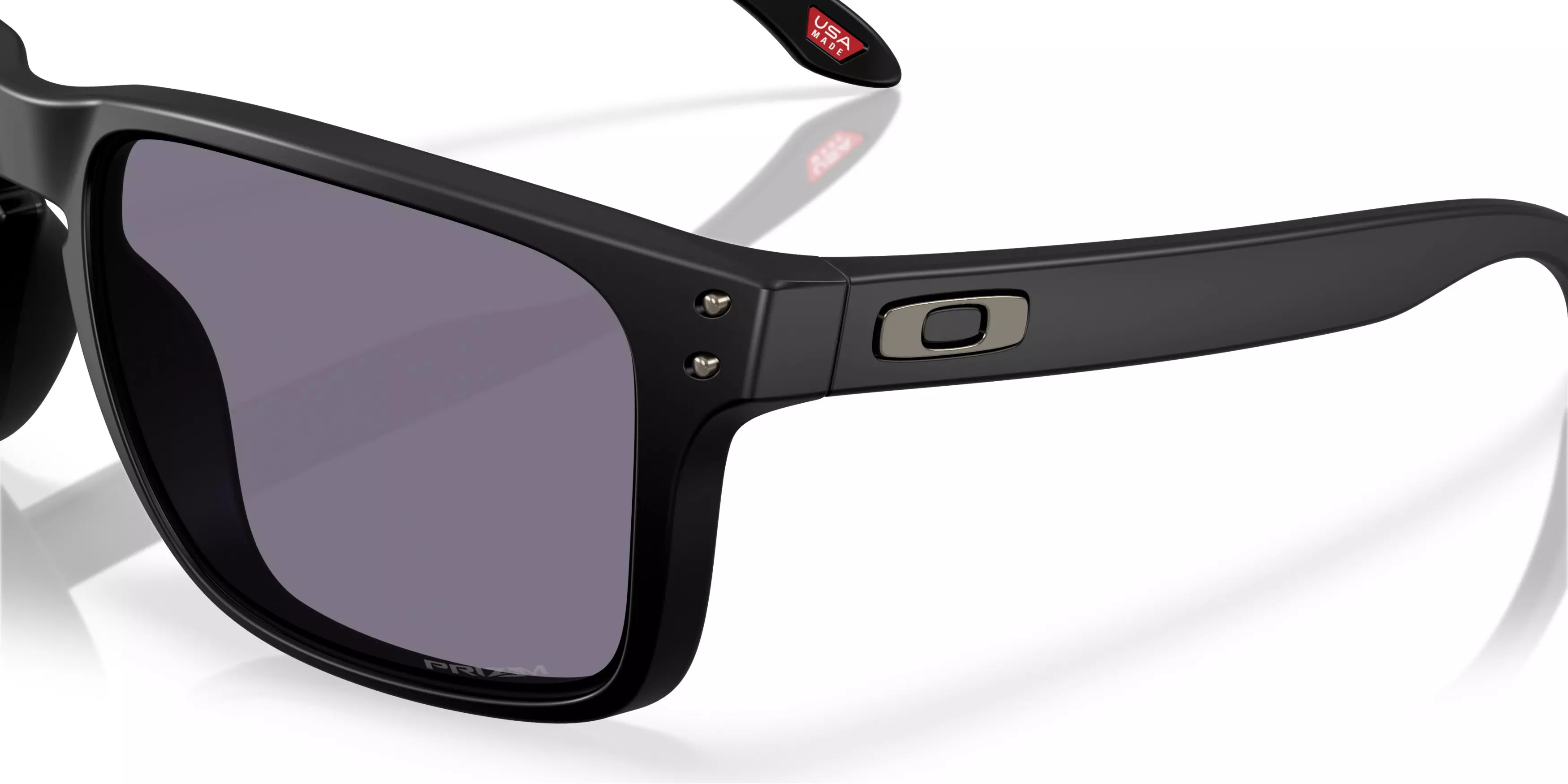 Oakley Holbrook XXL Prizm Grey Sunglasses - Matte Black - BLACK/GREY