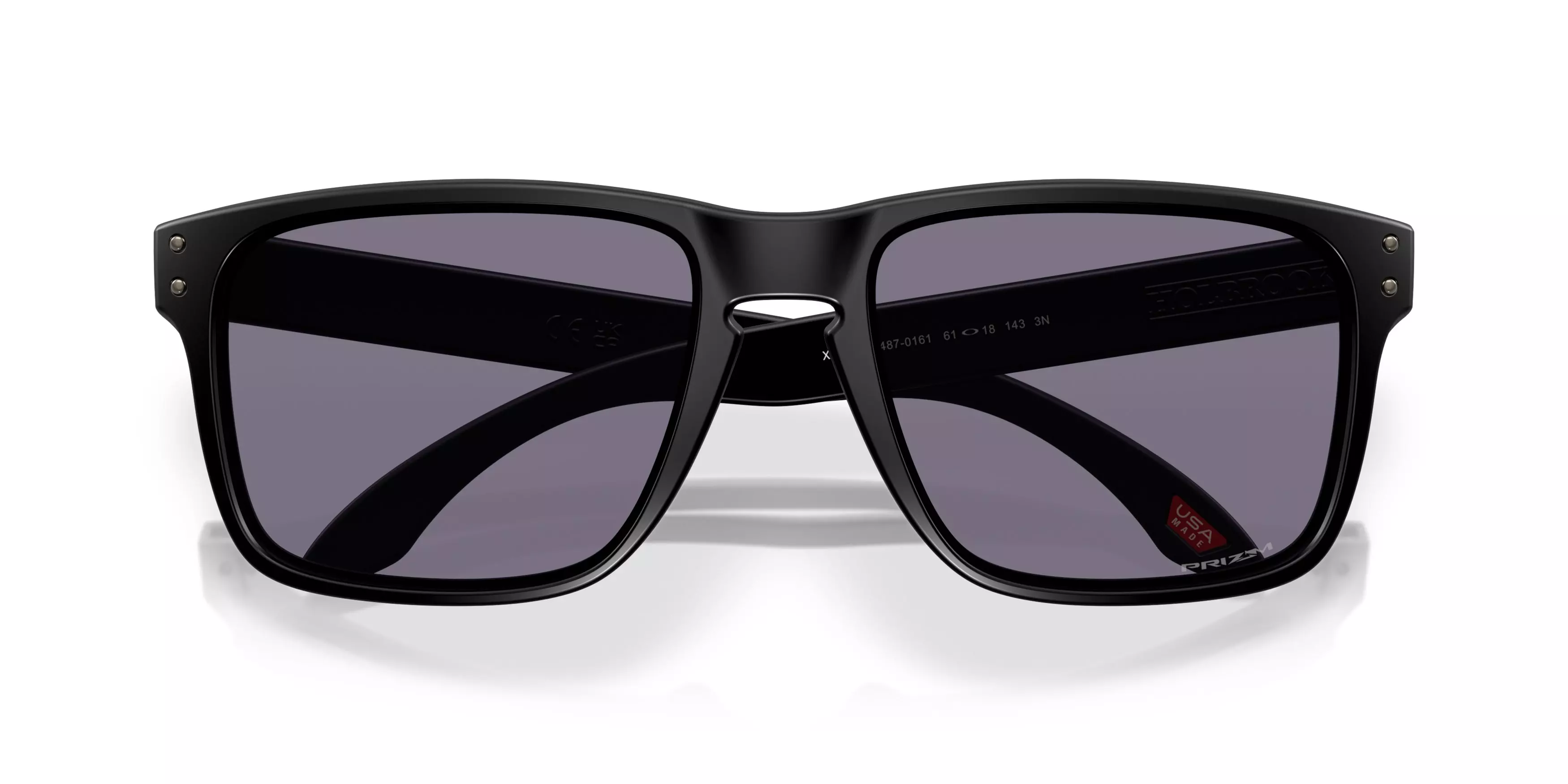 Oakley Holbrook XXL Prizm Grey Sunglasses - Matte Black - BLACK/GREY