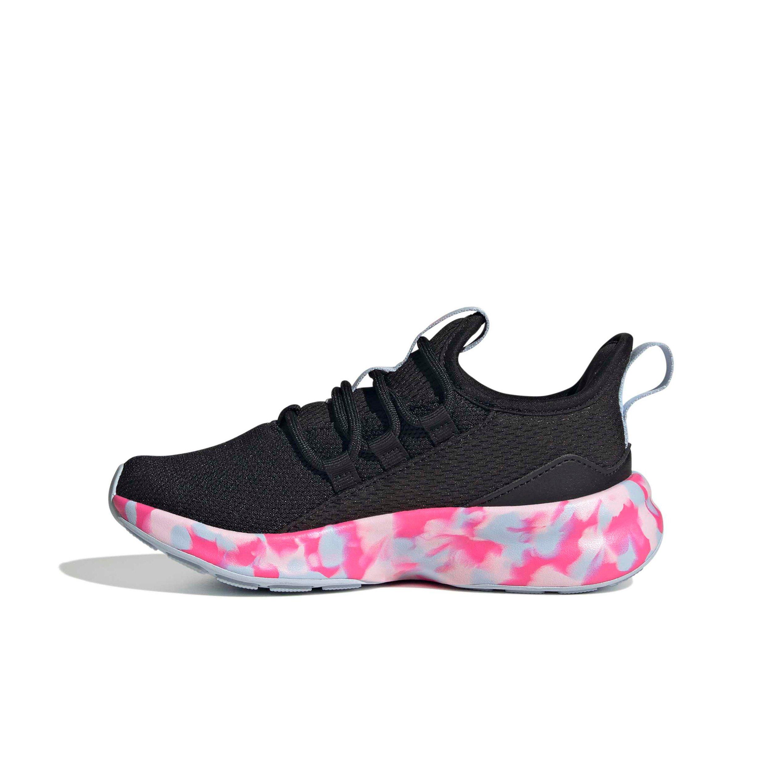 adidas Lite Racer Adapt 8.0 "Core Black/Crystal Sky/Shock Pink" Preschool Boys' Shoe - BLACK/SKY/PINK