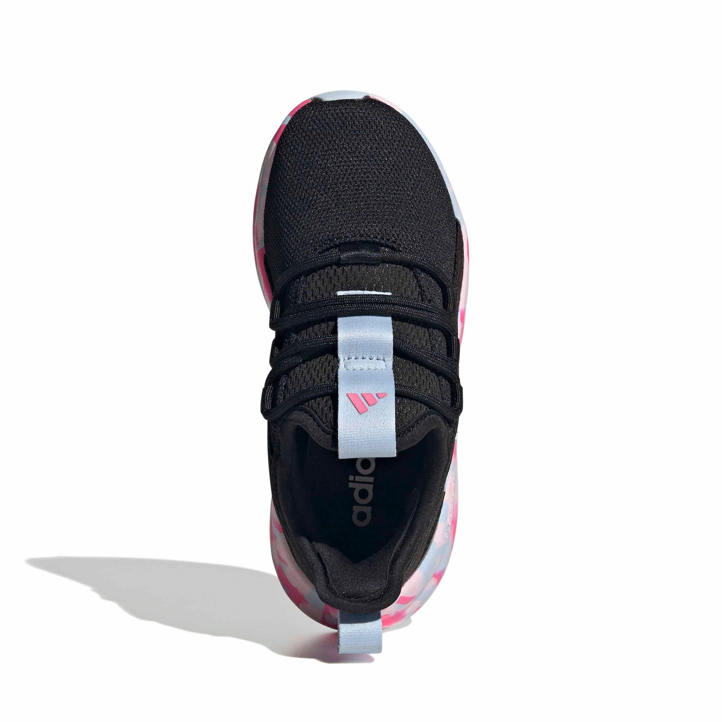 adidas Lite Racer Adapt 8.0 "Core Black/Crystal Sky/Shock Pink" Preschool Boys' Shoe - BLACK/SKY/PINK
