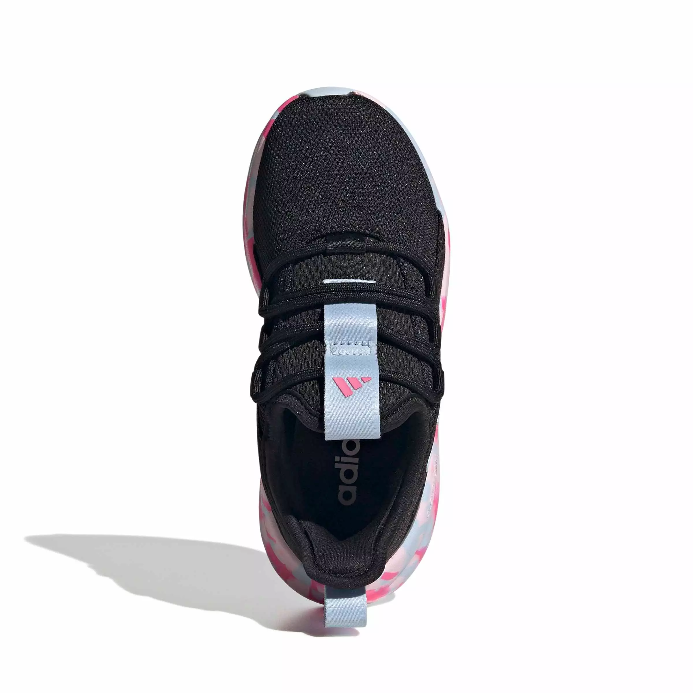 adidas Lite Racer Adapt 8.0 "Core Black/Crystal Sky/Shock Pink" Preschool Boys' Shoe - BLACK/SKY/PINK