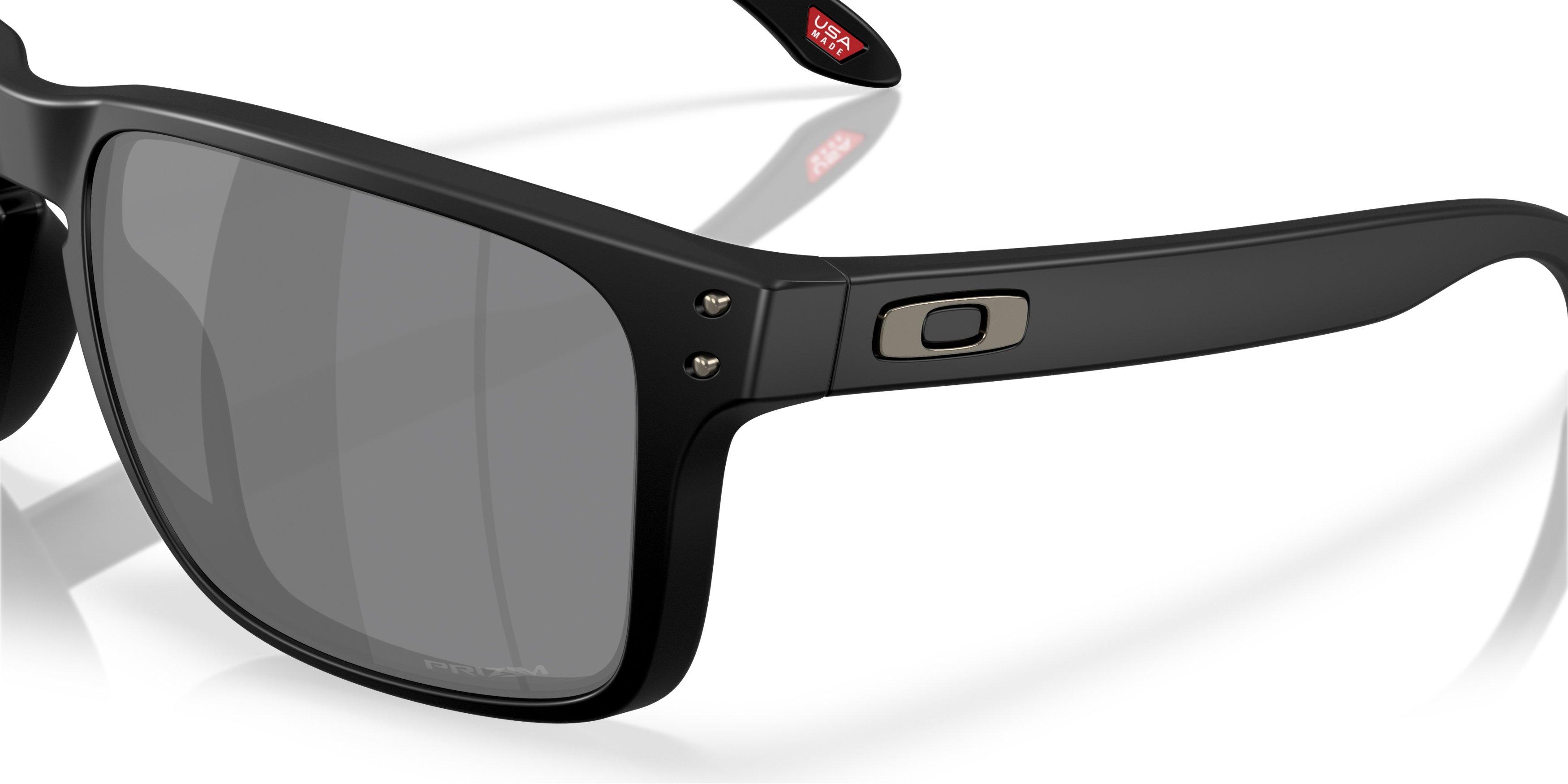 Oakley Holbrook XXL Prizm Black Sunglasses - Matte Black - BLACK/GREY Thumbnail View 5