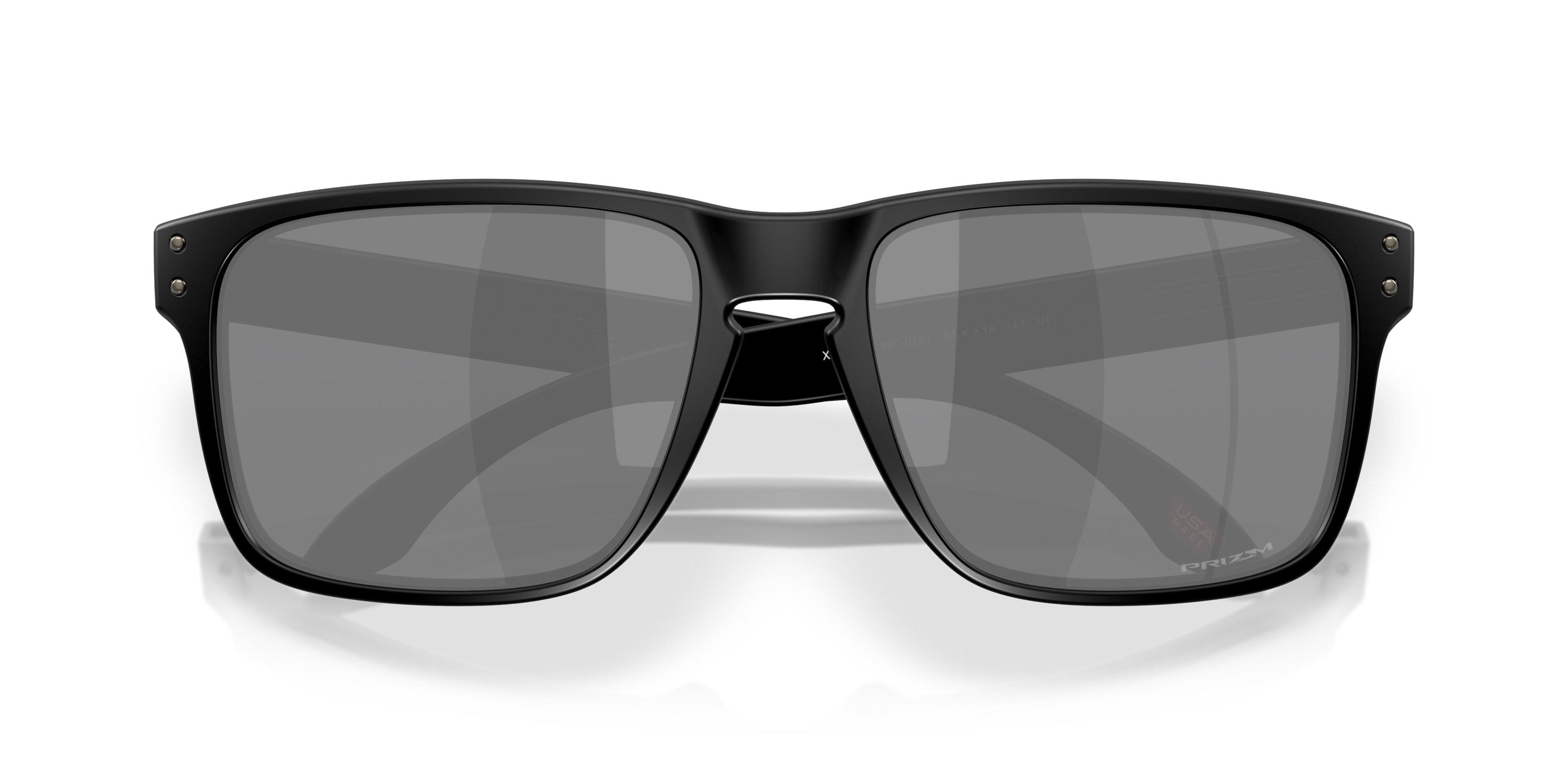 Oakley Holbrook XXL Prizm Black Sunglasses - Matte Black - BLACK/GREY Thumbnail View 7