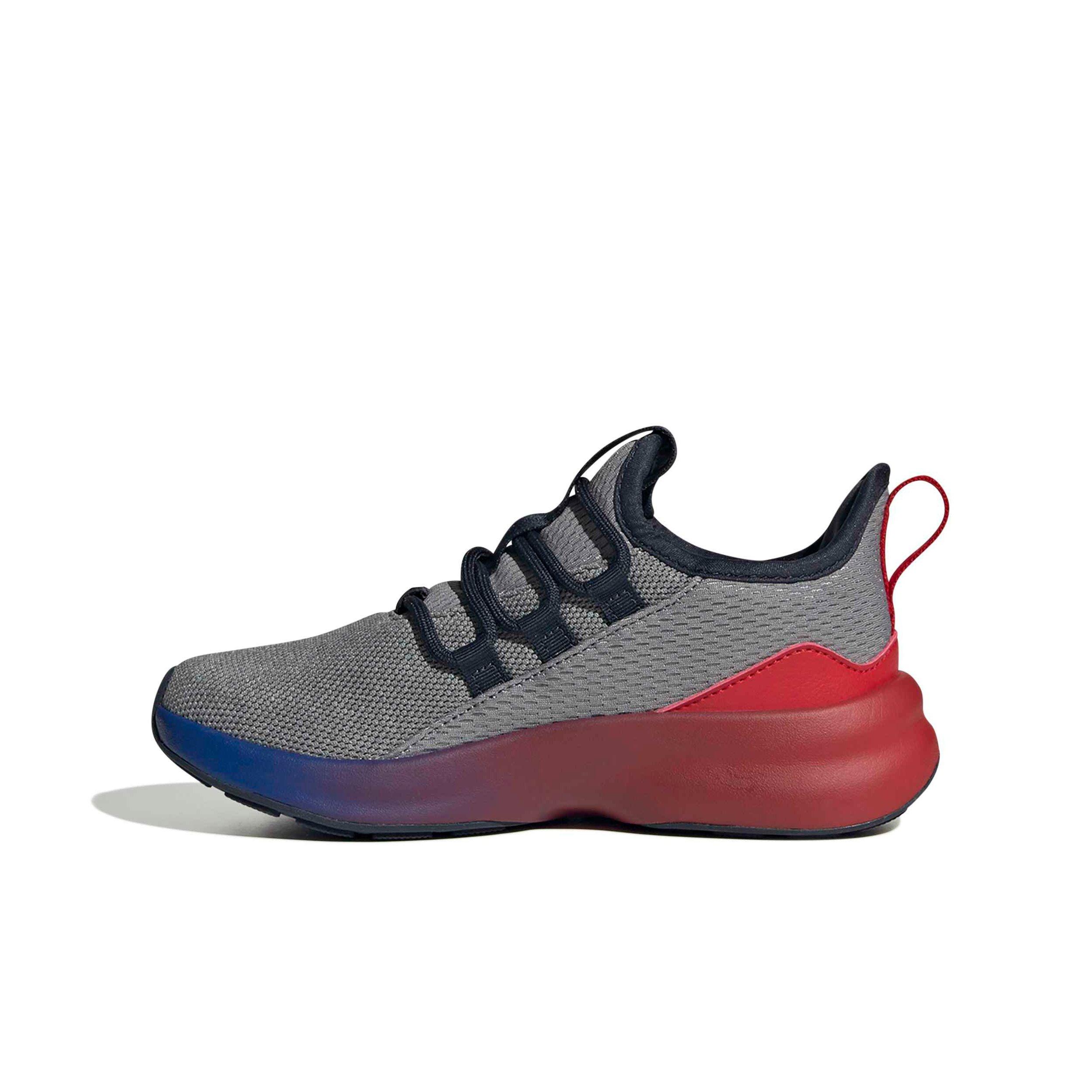 adidas Lite Racer Adapt 8.0 "Grey Three/Better Scarlet/Team Royal Blue" Preschool Boys' Shoe - GREY/SCARLET/ROYAL
