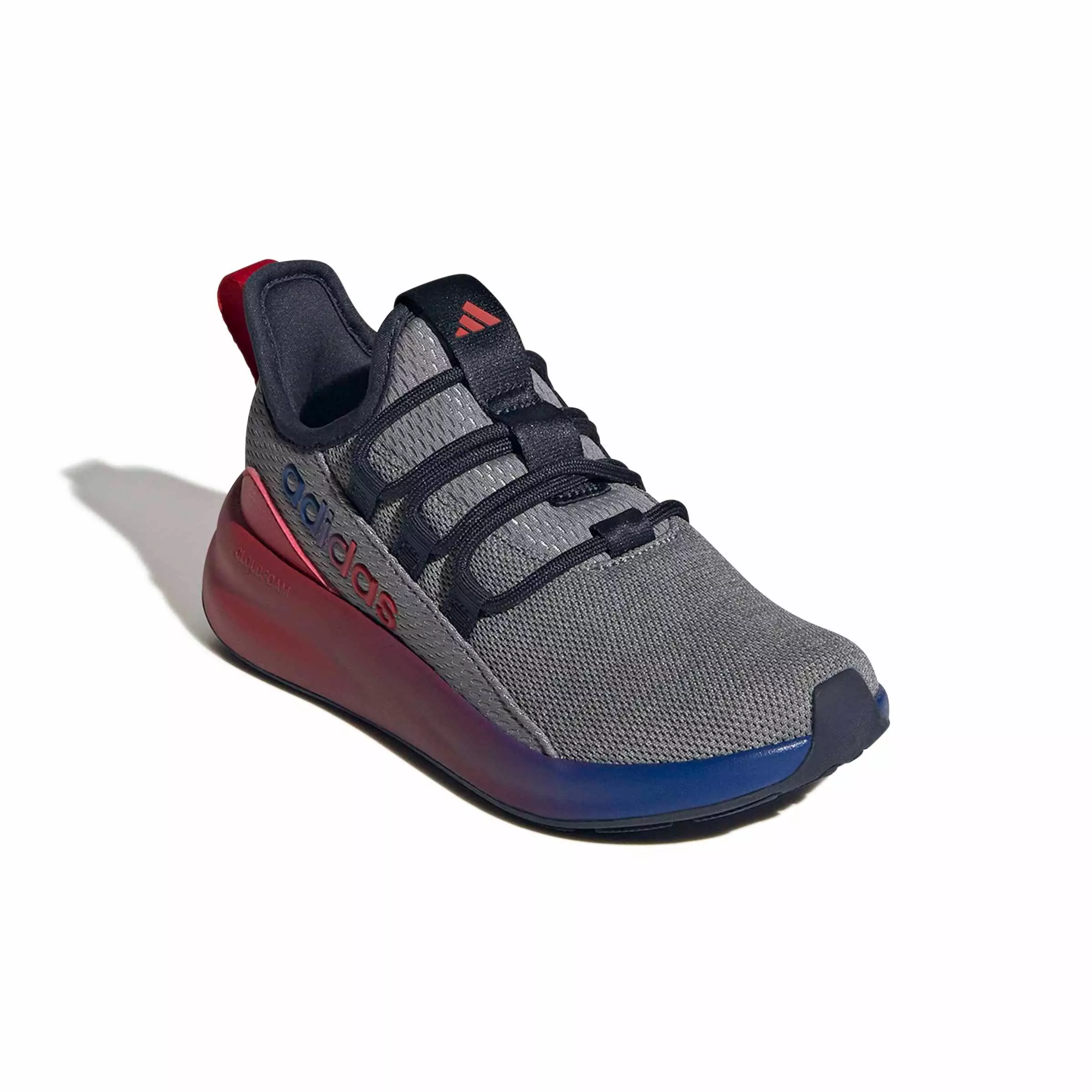 adidas Lite Racer Adapt 8.0 "Grey Three/Better Scarlet/Team Royal Blue" Preschool Boys' Shoe - GREY/SCARLET/ROYAL