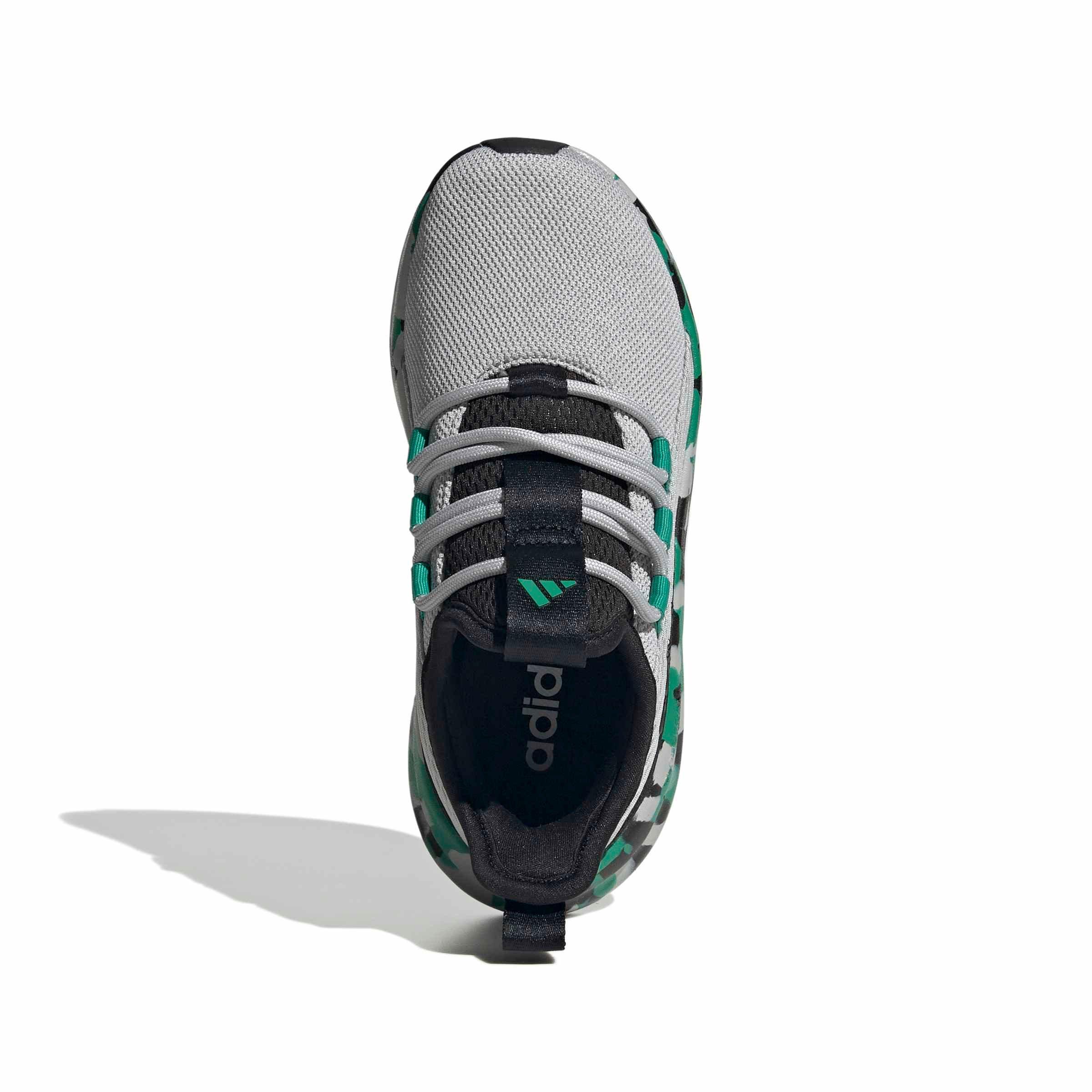 adidas Lite Racer Adapt 8.0 "Grey Two/Court Green/Core Black" Preschool Boys' Shoe - GREY/GREEN/BLACK