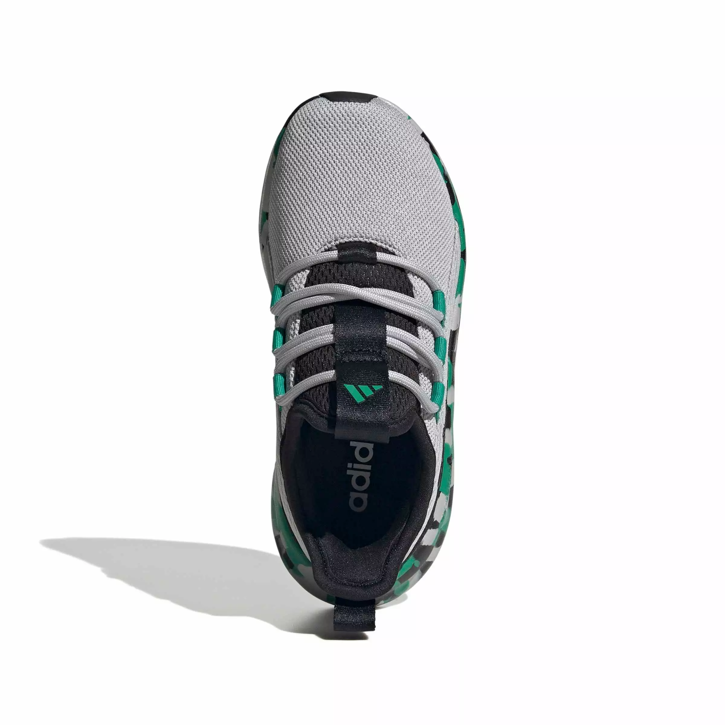 adidas Lite Racer Adapt 8.0 "Grey Two/Court Green/Core Black" Preschool Boys' Shoe - GREY/GREEN/BLACK