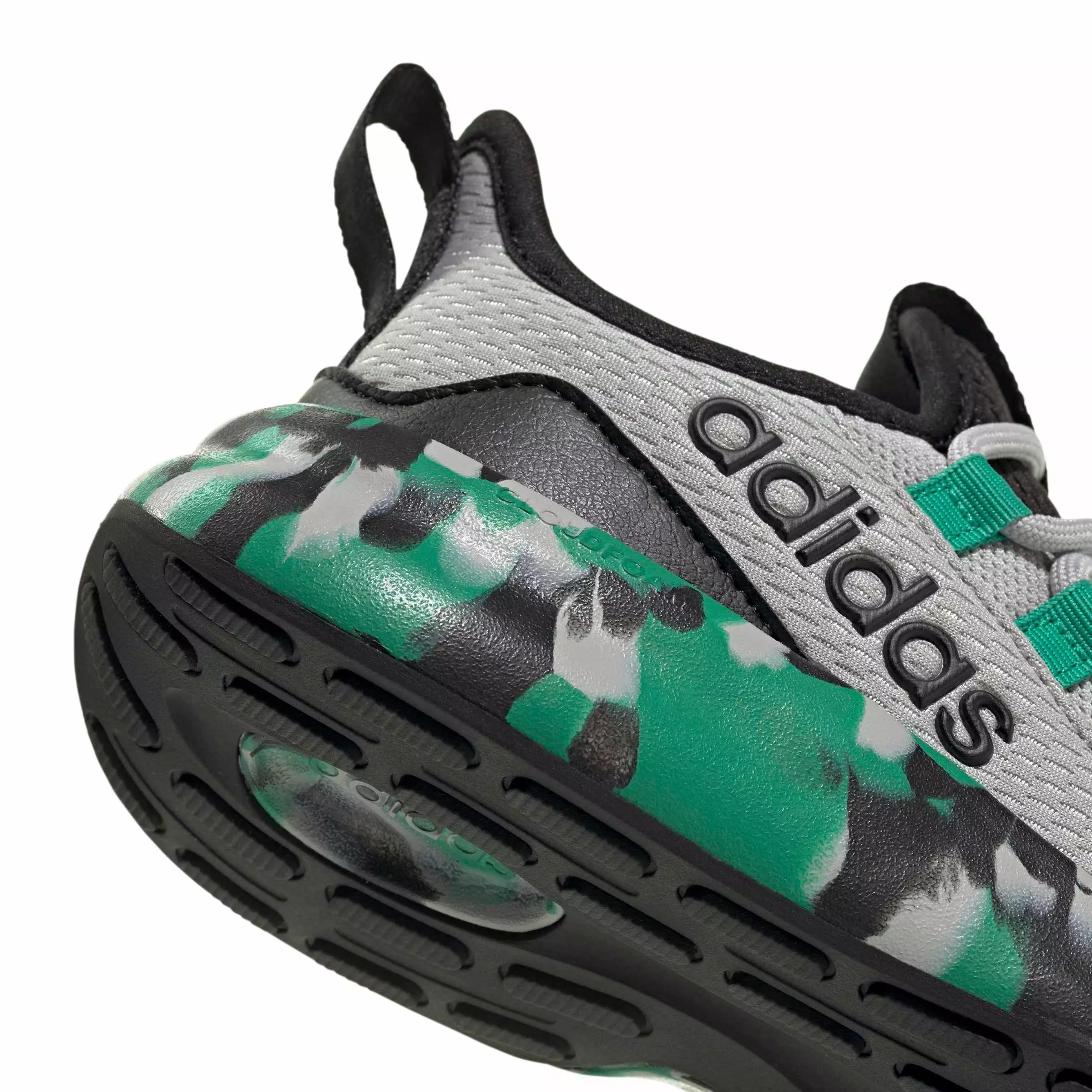 adidas Lite Racer Adapt 8.0 "Grey Two/Court Green/Core Black" Preschool Boys' Shoe - GREY/GREEN/BLACK