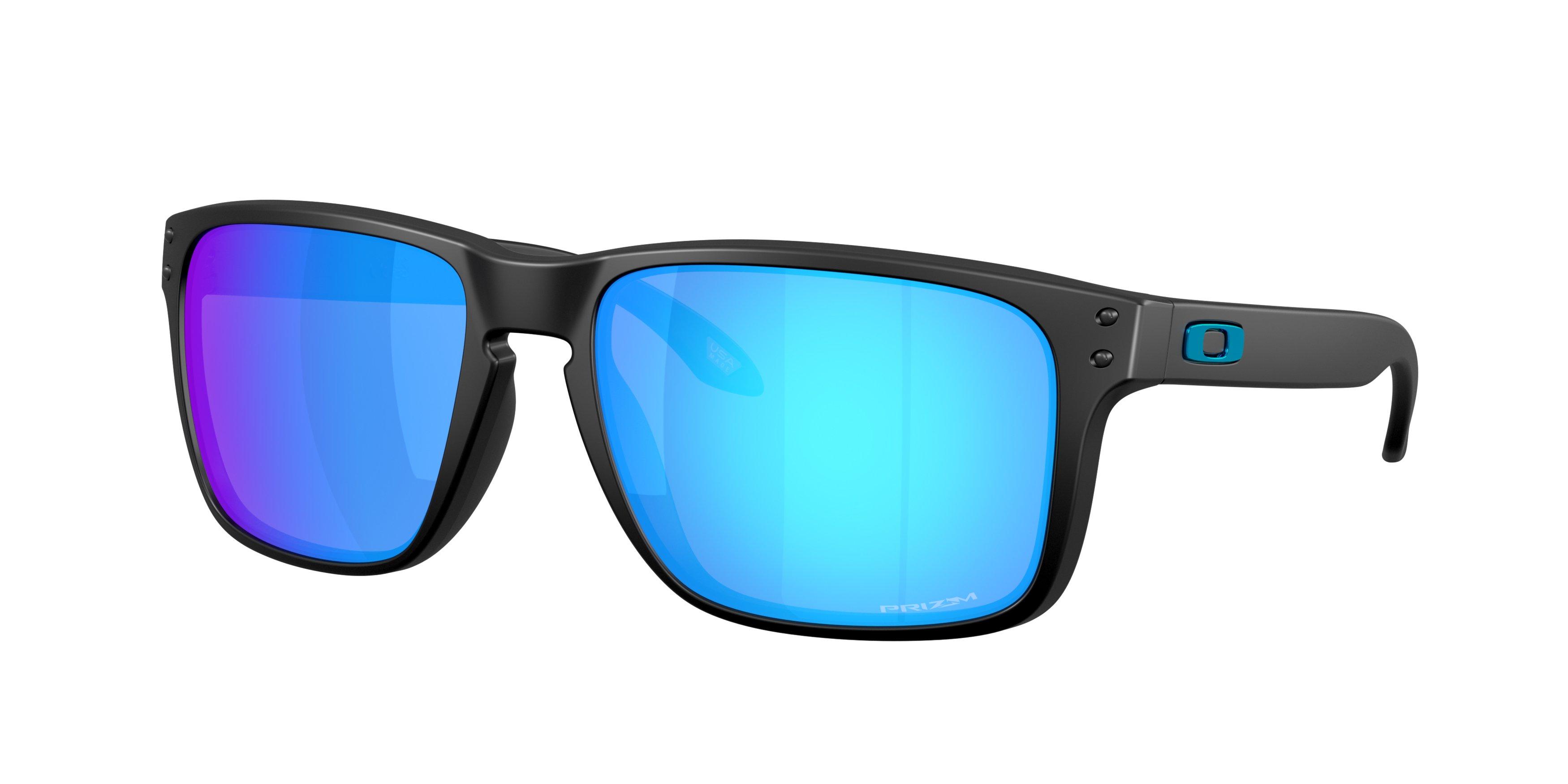 Oakley Holbrook XXL Prizm Sapphire Sunglasses - Matte Black - BLACK/BLUE Thumbnail View 1