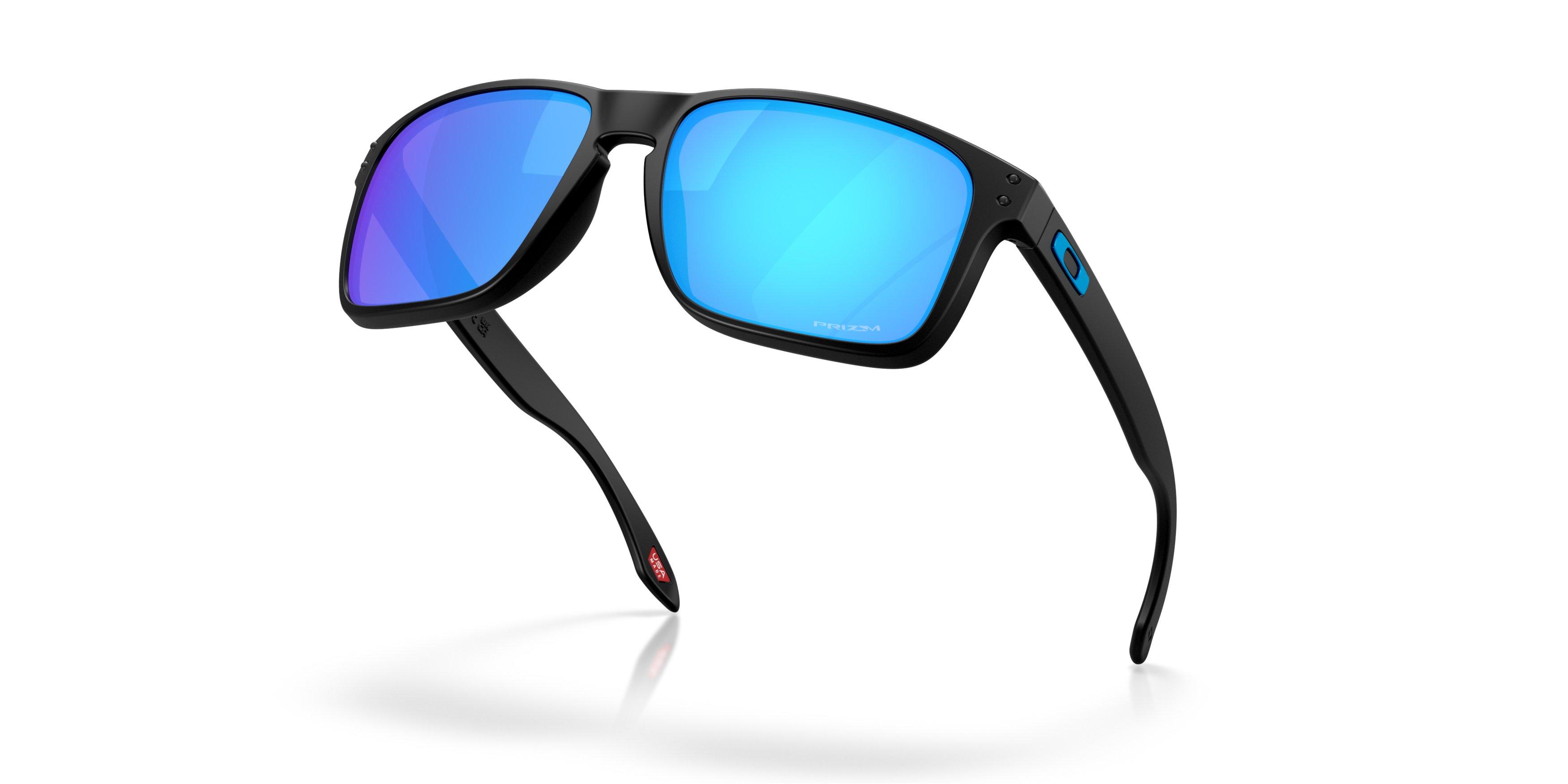 Oakley Holbrook XXL Prizm Sapphire Sunglasses - Matte Black - BLACK/BLUE Thumbnail View 4