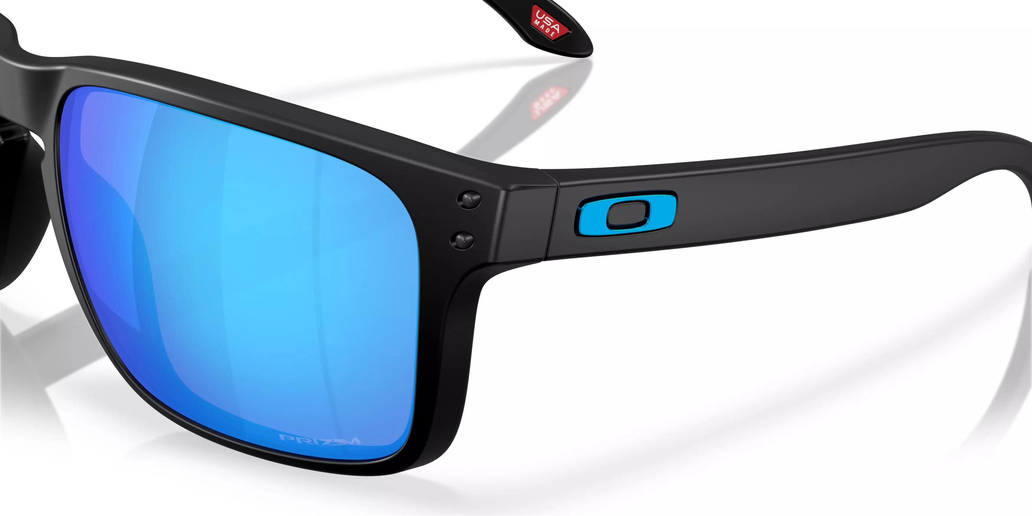 Oakley Holbrook XXL Prizm Sapphire Sunglasses - Matte Black - BLACK/BLUE