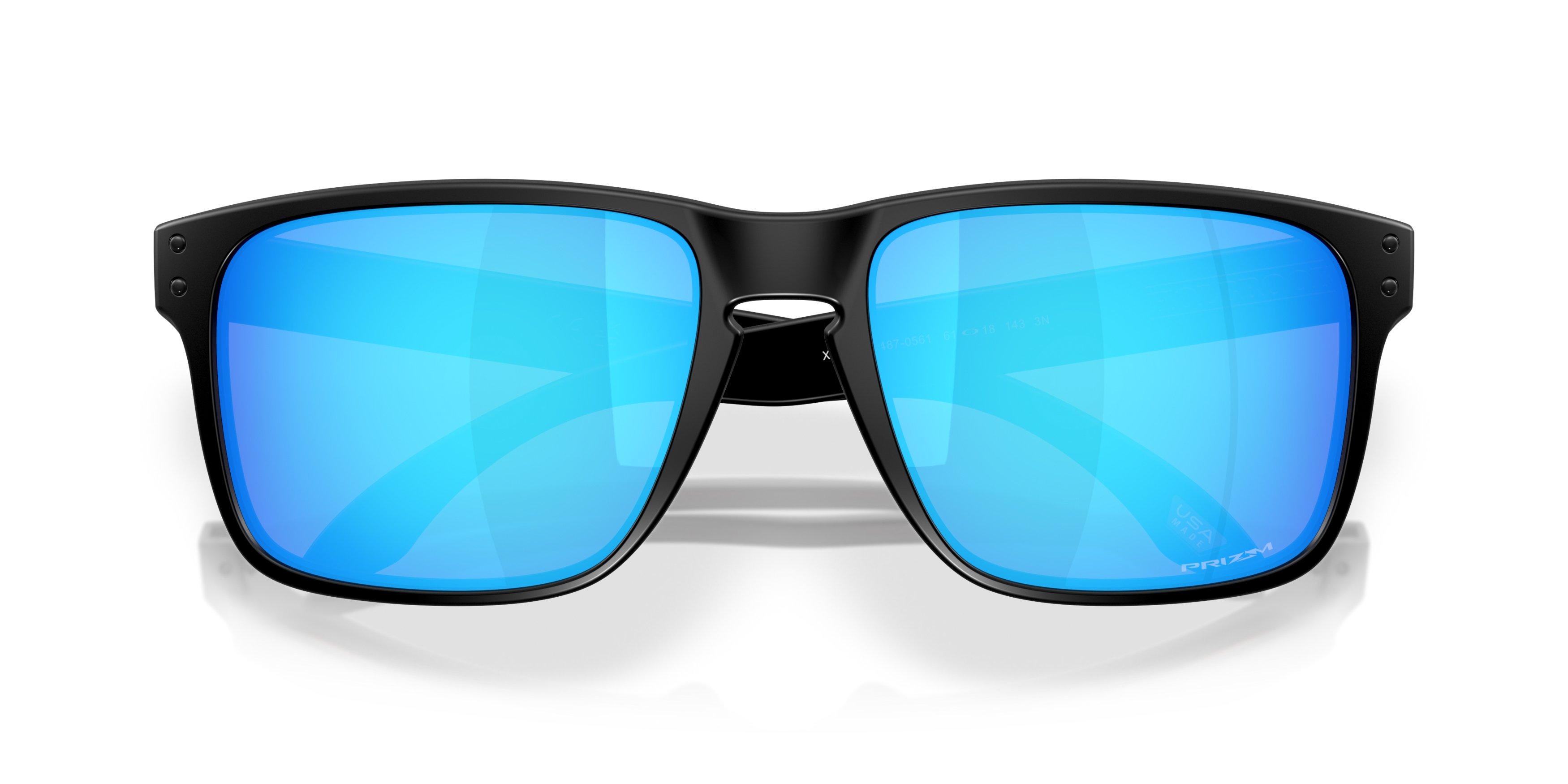 Oakley Holbrook XXL Prizm Sapphire Sunglasses - Matte Black - BLACK/BLUE Thumbnail View 7