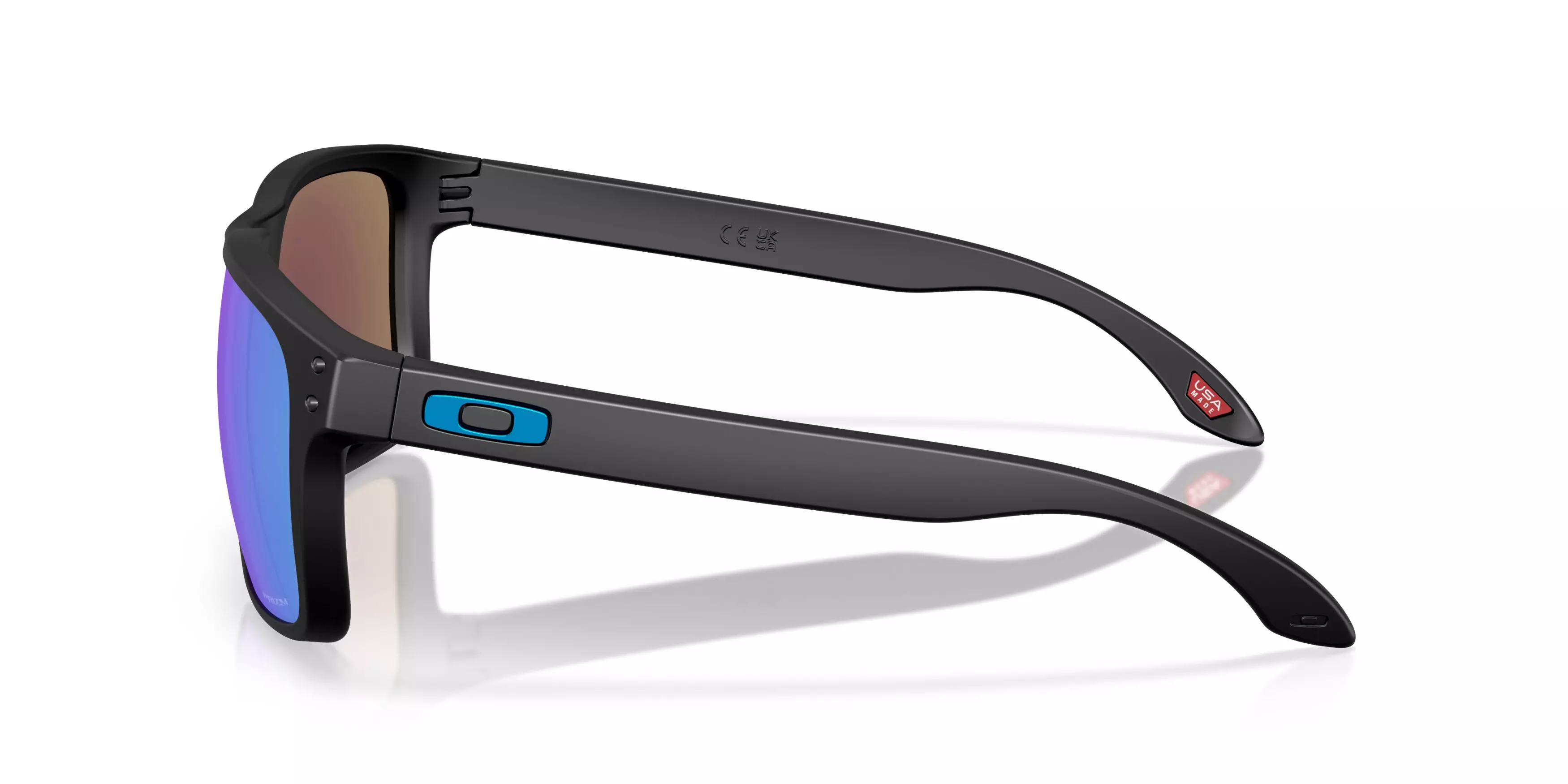 Oakley Holbrook XXL Prizm Sapphire Sunglasses - Matte Black - BLACK/BLUE