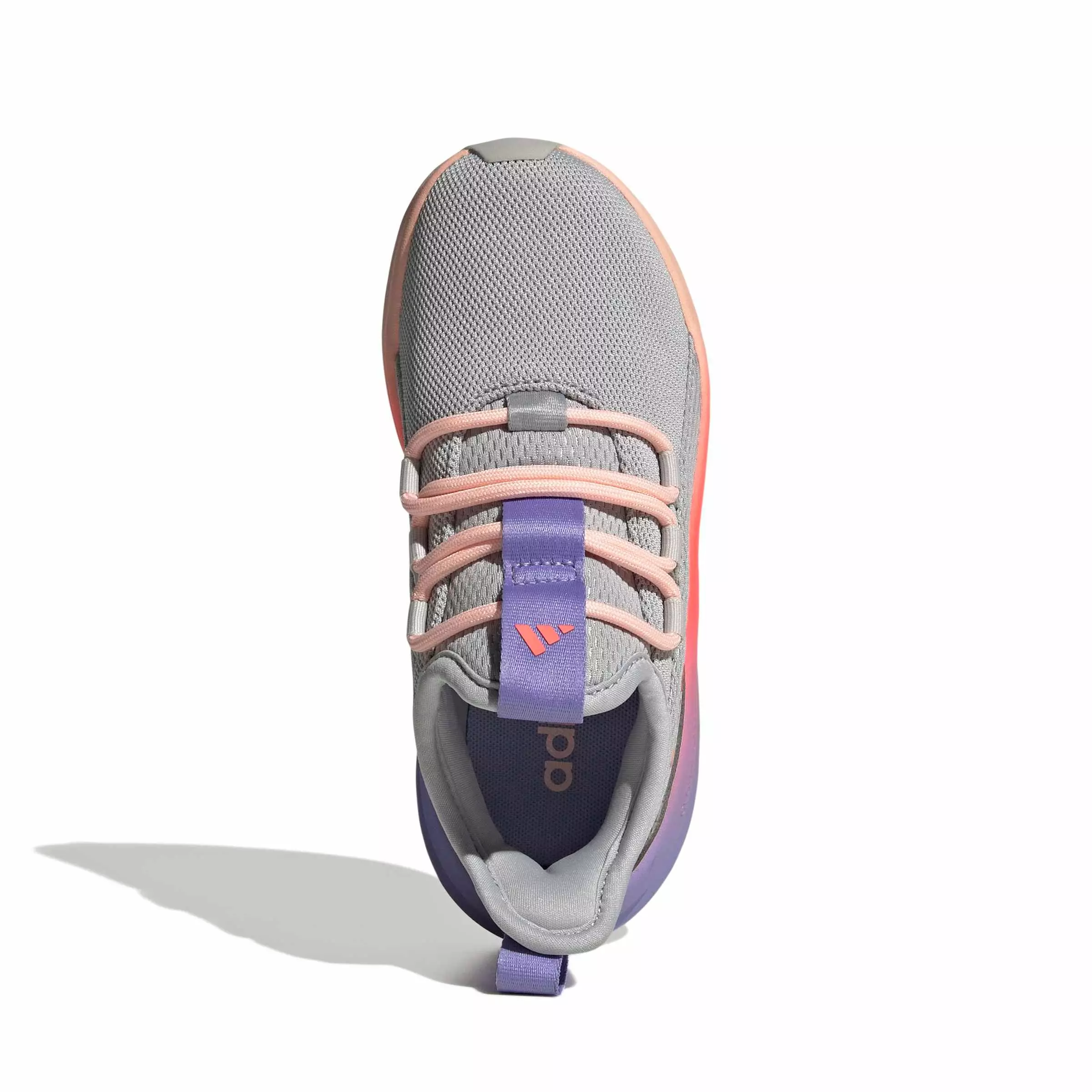 adidas Lite Racer Adapt 8.0 "Grey Two/Grey One/Purple Rush" Preschool Boys' Shoe - GREY/GREY/PURPLE