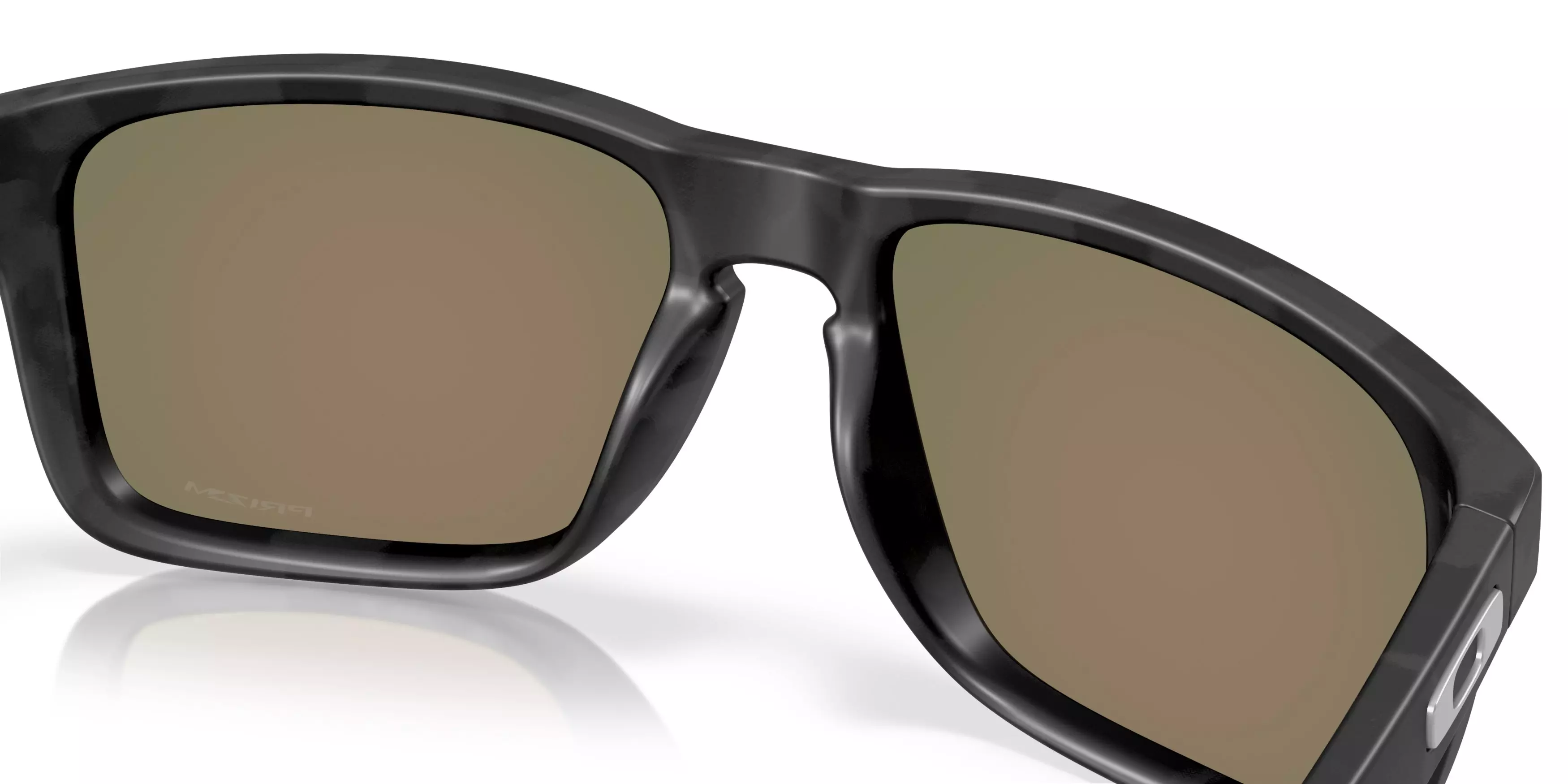 Oakley Holbrook XXL Prizm Ruby Sunglasses - Matte Black Camo - BLACK/RED