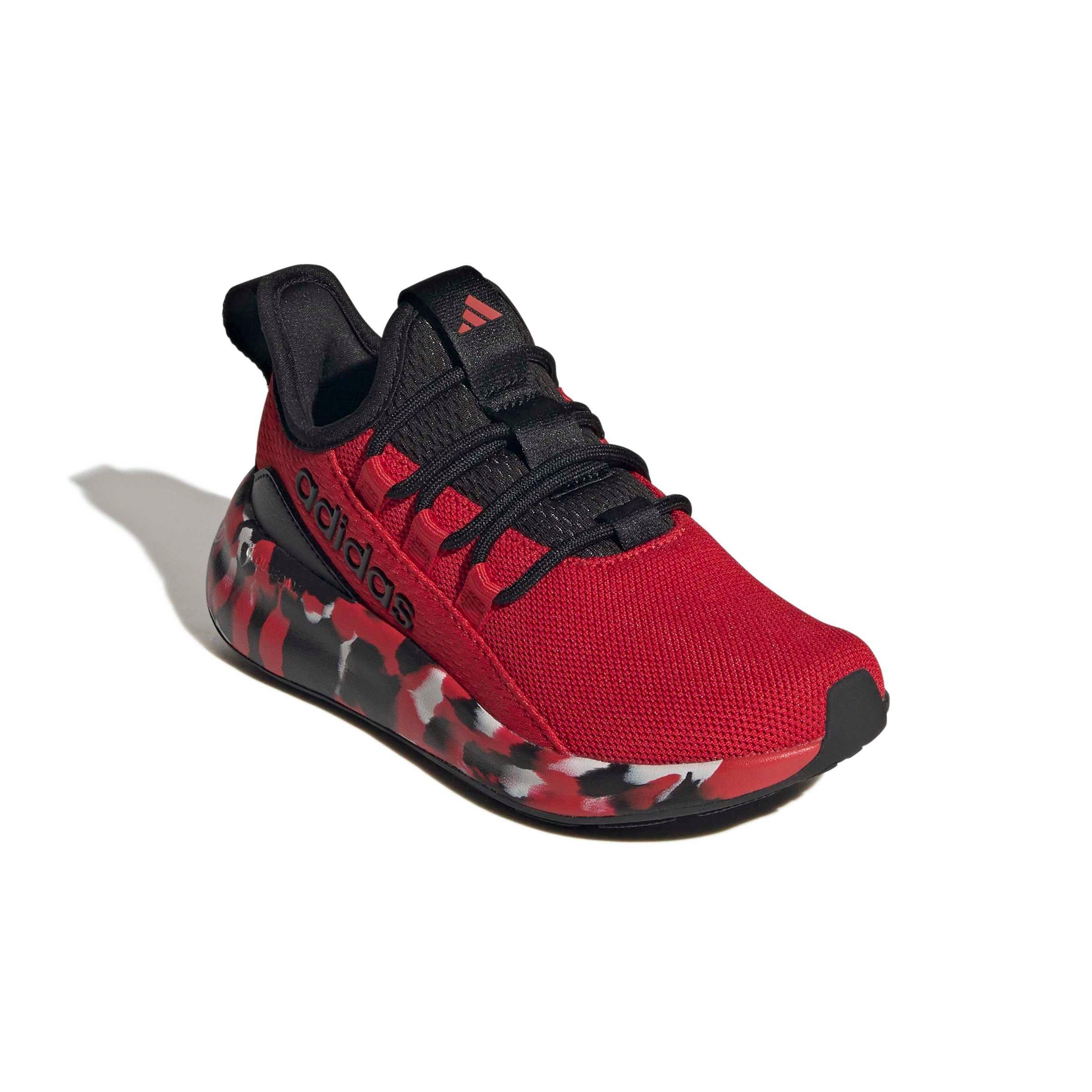 adidas Lite Racer Adapt 8.0 "Better Scarlet/Core Black/Grey One" Preschool Boys' Shoe - SCARLET/BLACK/GREY