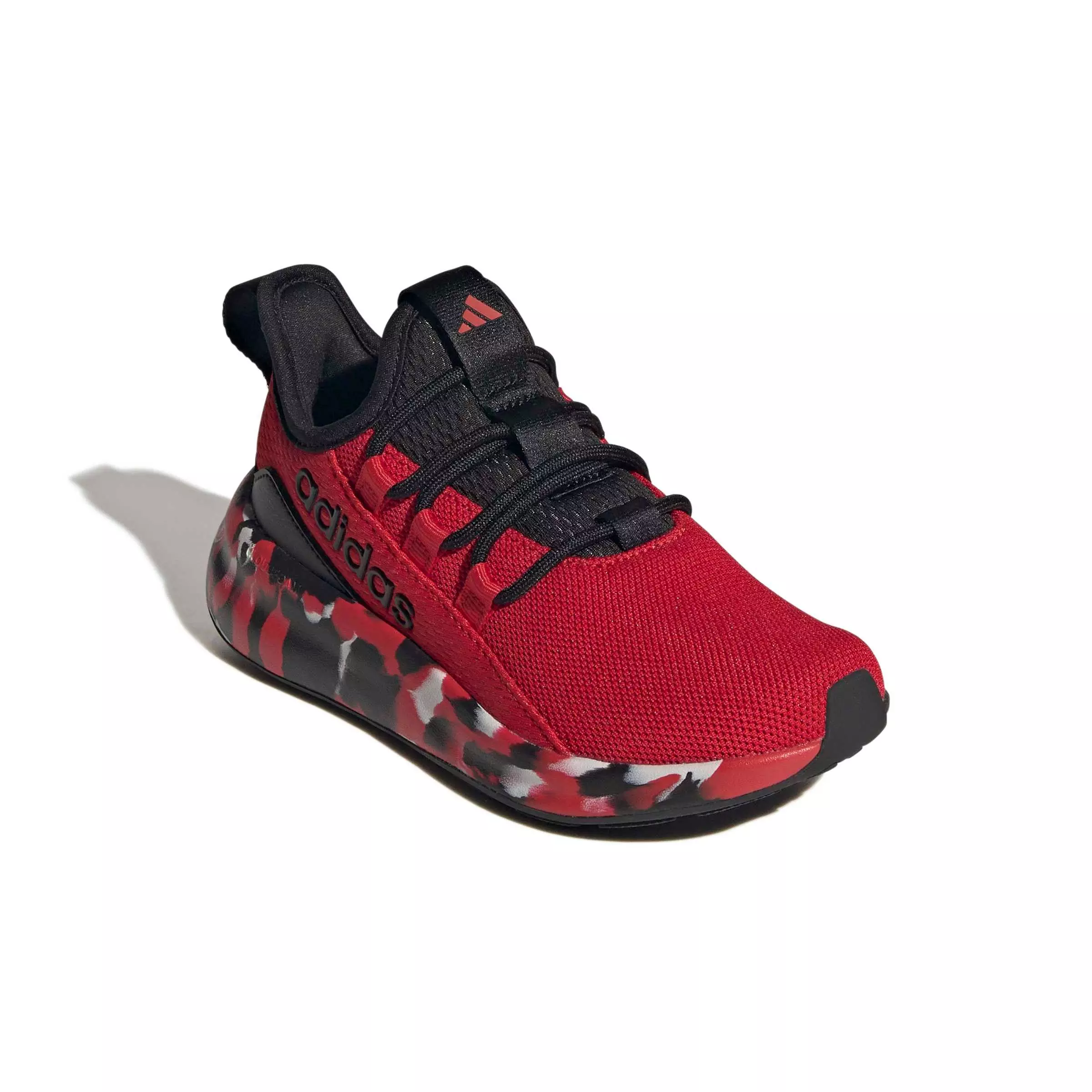 adidas Lite Racer Adapt 8.0 "Better Scarlet/Core Black/Grey One" Preschool Boys' Shoe - SCARLET/BLACK/GREY