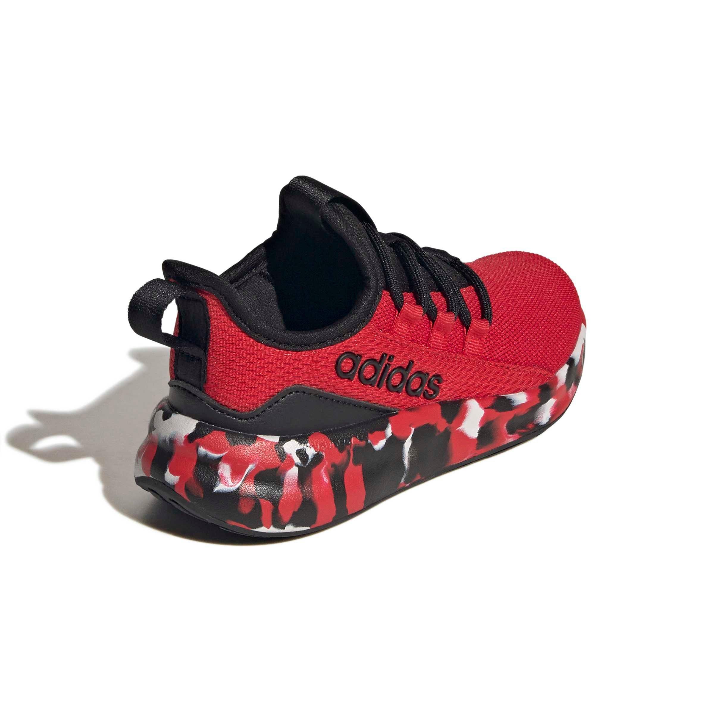 adidas Lite Racer Adapt 8.0 "Better Scarlet/Core Black/Grey One" Preschool Boys' Shoe - SCARLET/BLACK/GREY